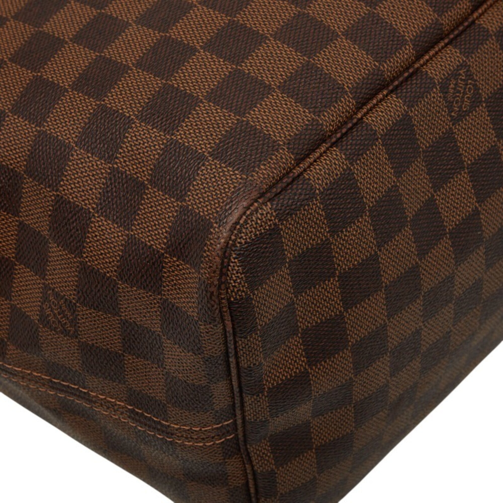 Louis Vuitton Brown Pvc Leather Shoulder Bag Tote Bag (Pre-Owned)