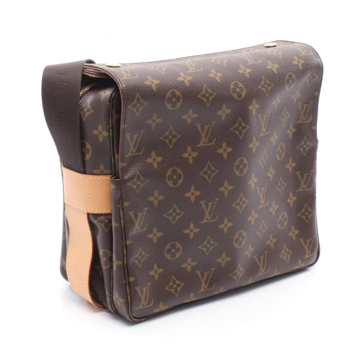 Louis Vuitton Brown Pvc Leather Handbag Shoulder Bag (Pre-Owned)