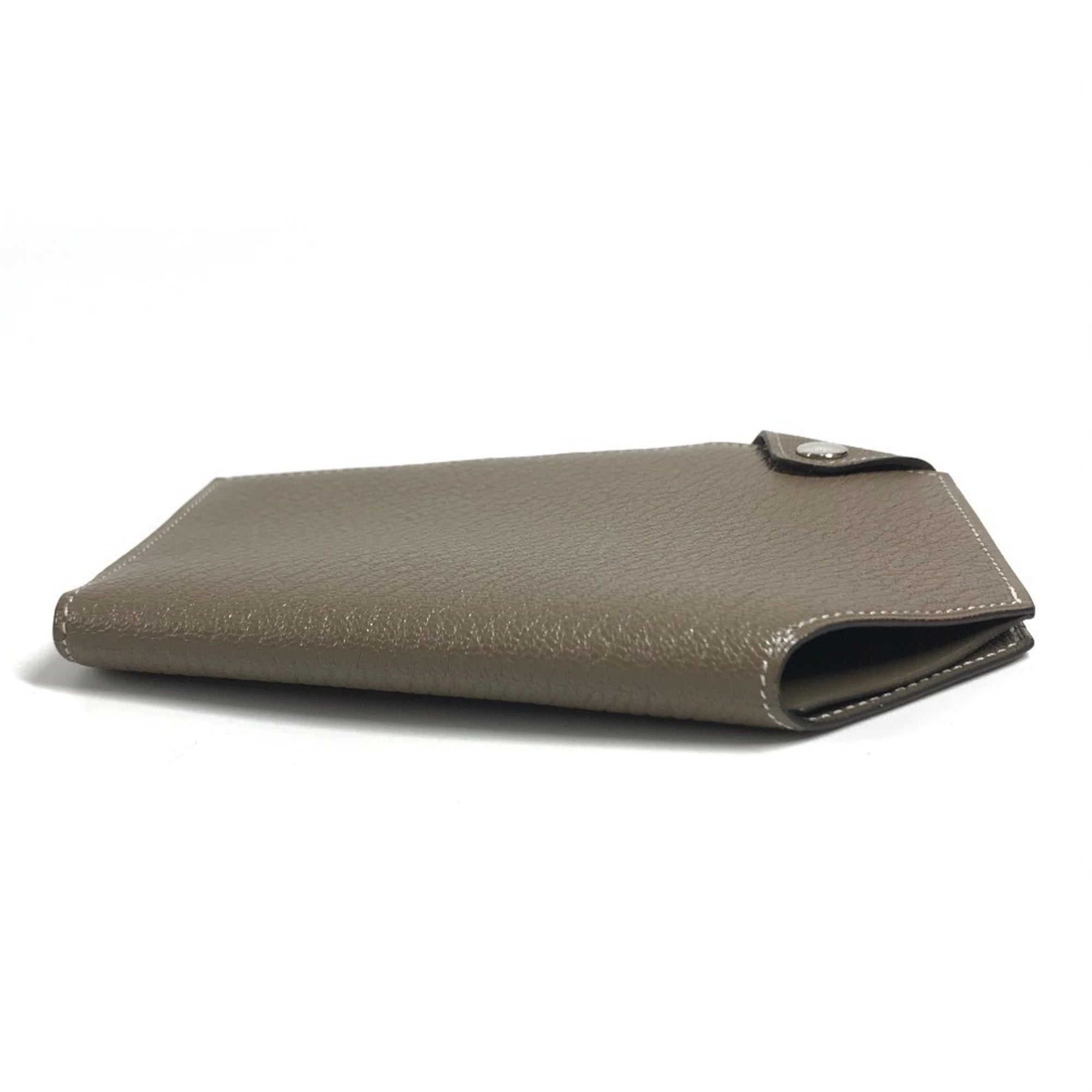Hermes Etoupe Gray Gray Chevre Leather (Pre-Owned)