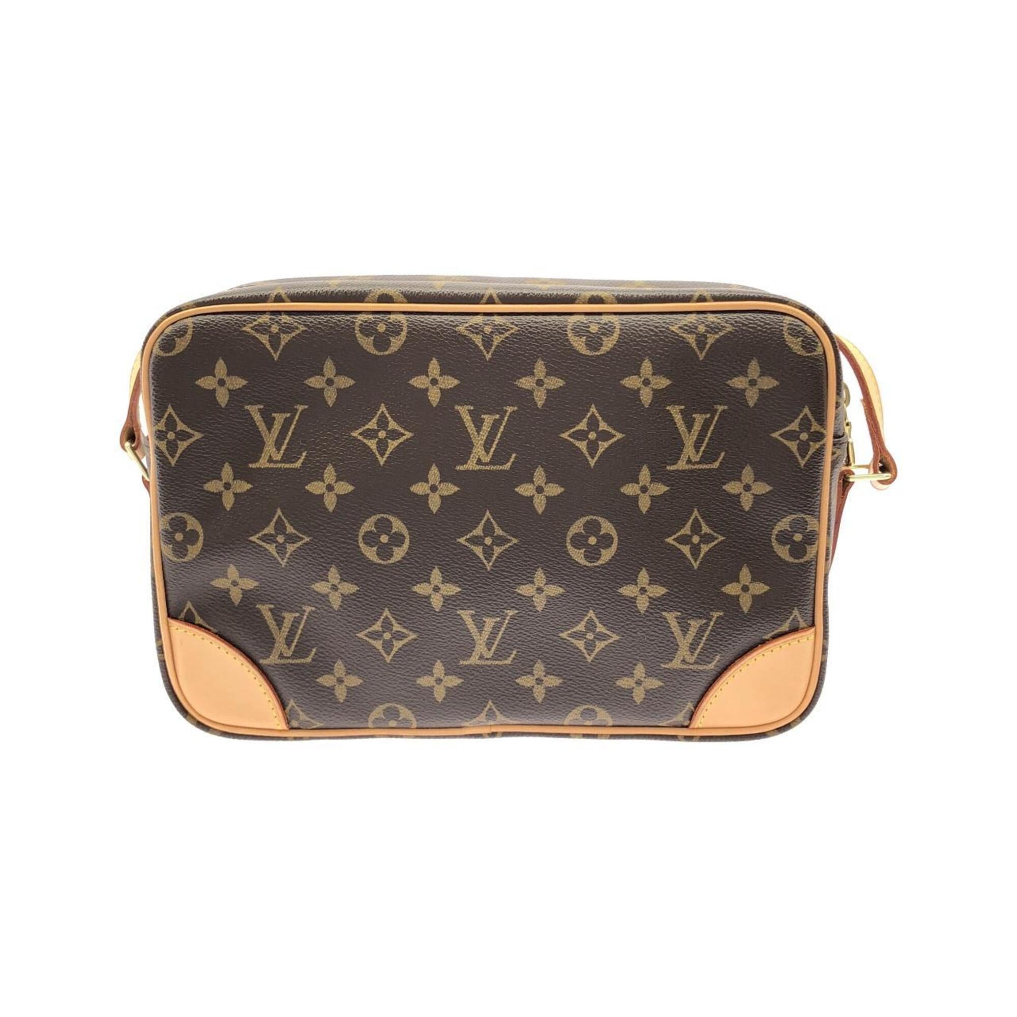 Louis Vuitton Marron Monogram Coated Canvas Shoulder Bag (Pre-Owned)