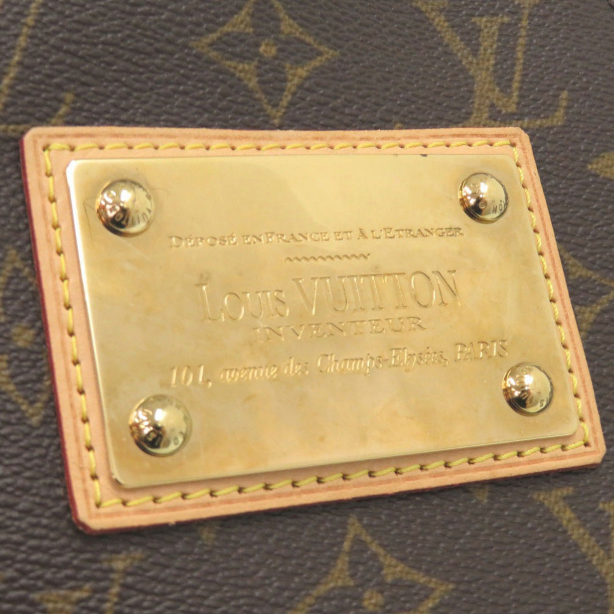 Louis Vuitton Brown Monogram Canvas Shoulder Bag (Pre-Owned)