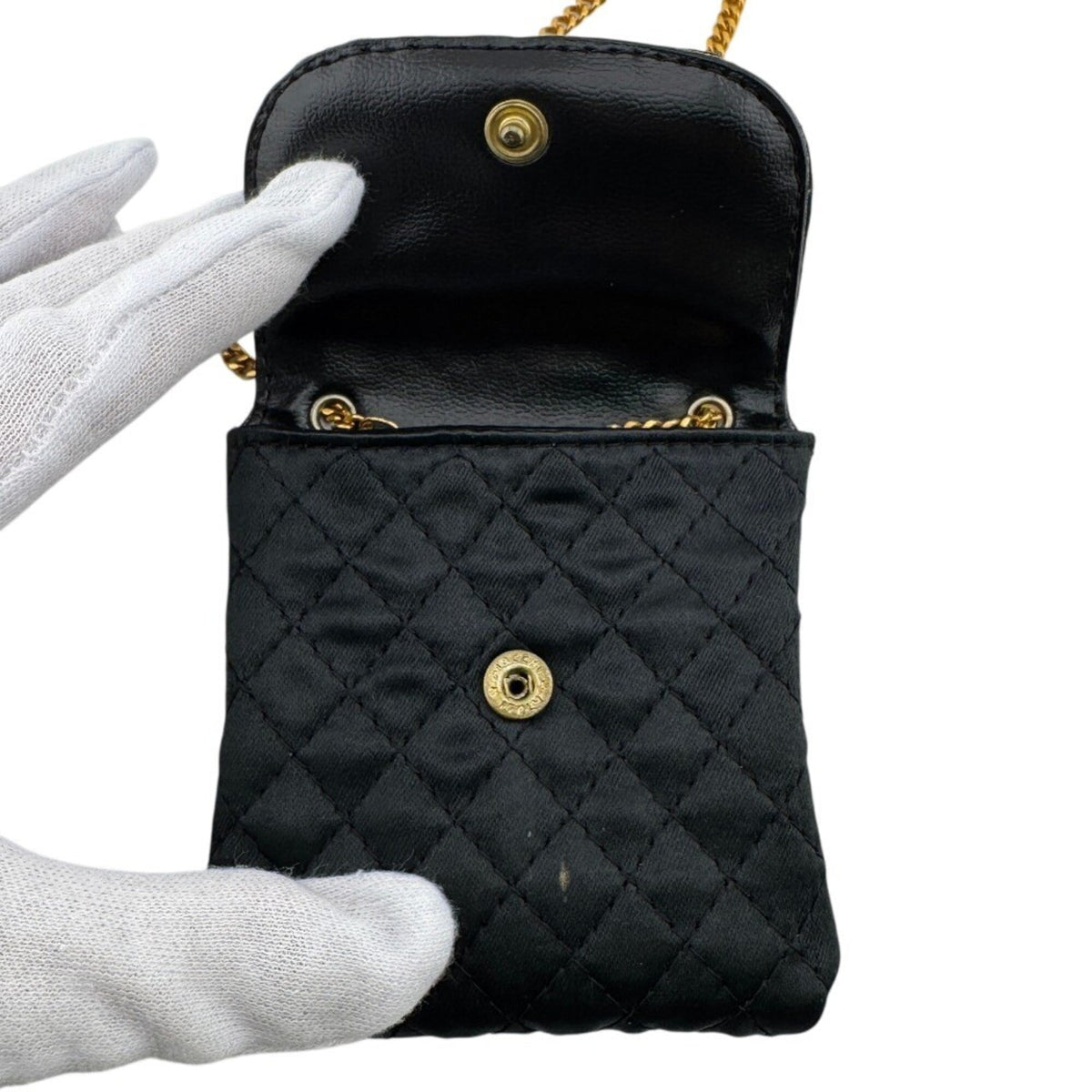 Chanel Black Leather Pouch (Pre-Owned)