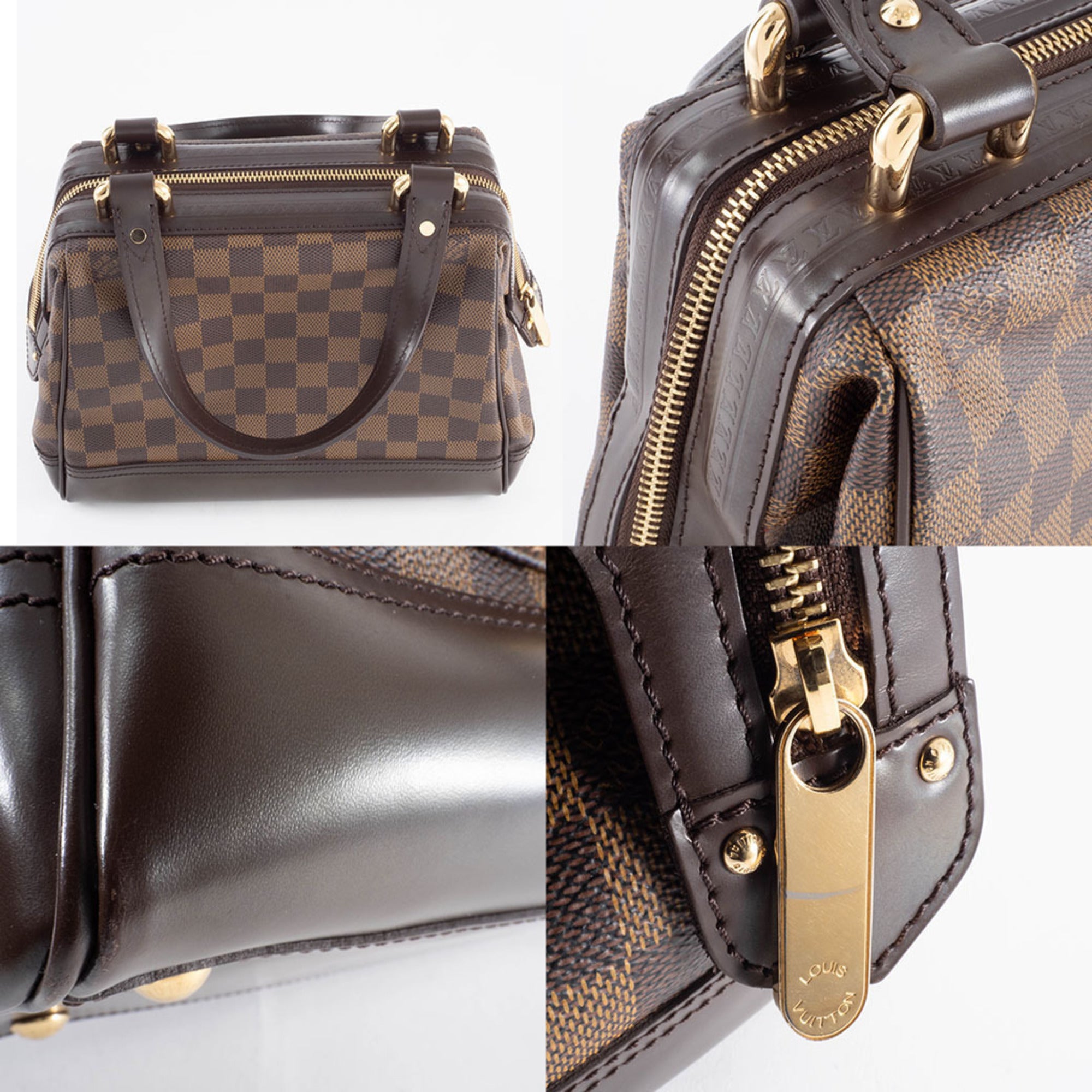Louis Vuitton Damier Canvas Ebene Damier Canvas Handbag (Pre-Owned)