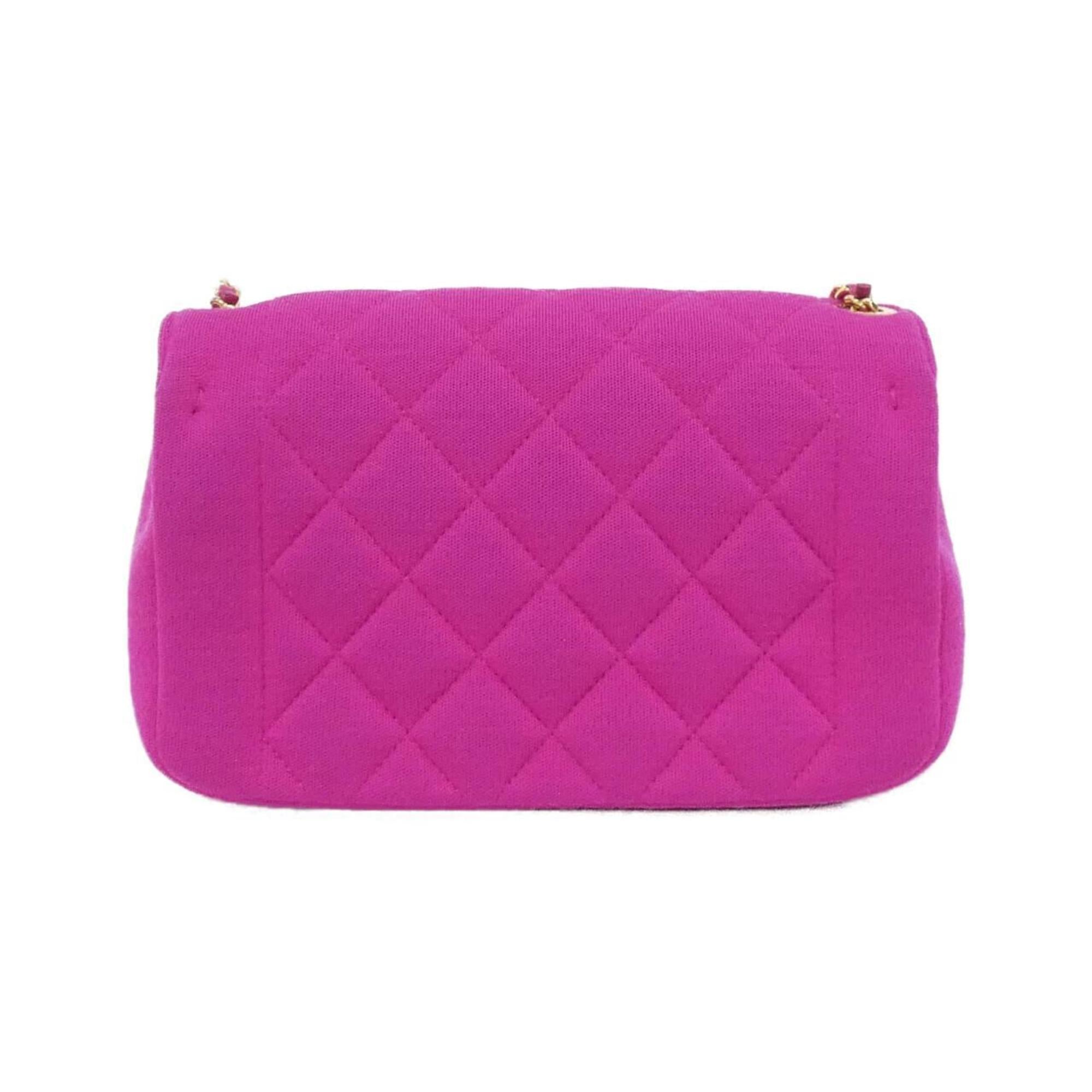 Chanel Gold Canvas Shoulder Bag (Pre-Owned)