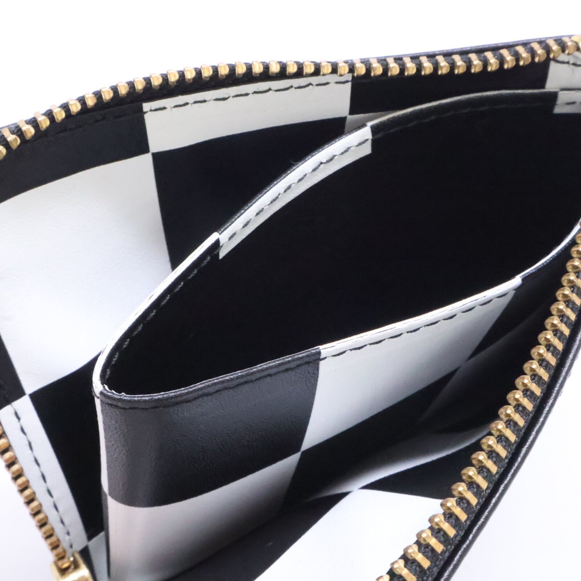 Comme Des Garçons Black Leather Coin Purse/Coin Case (Pre-Owned)