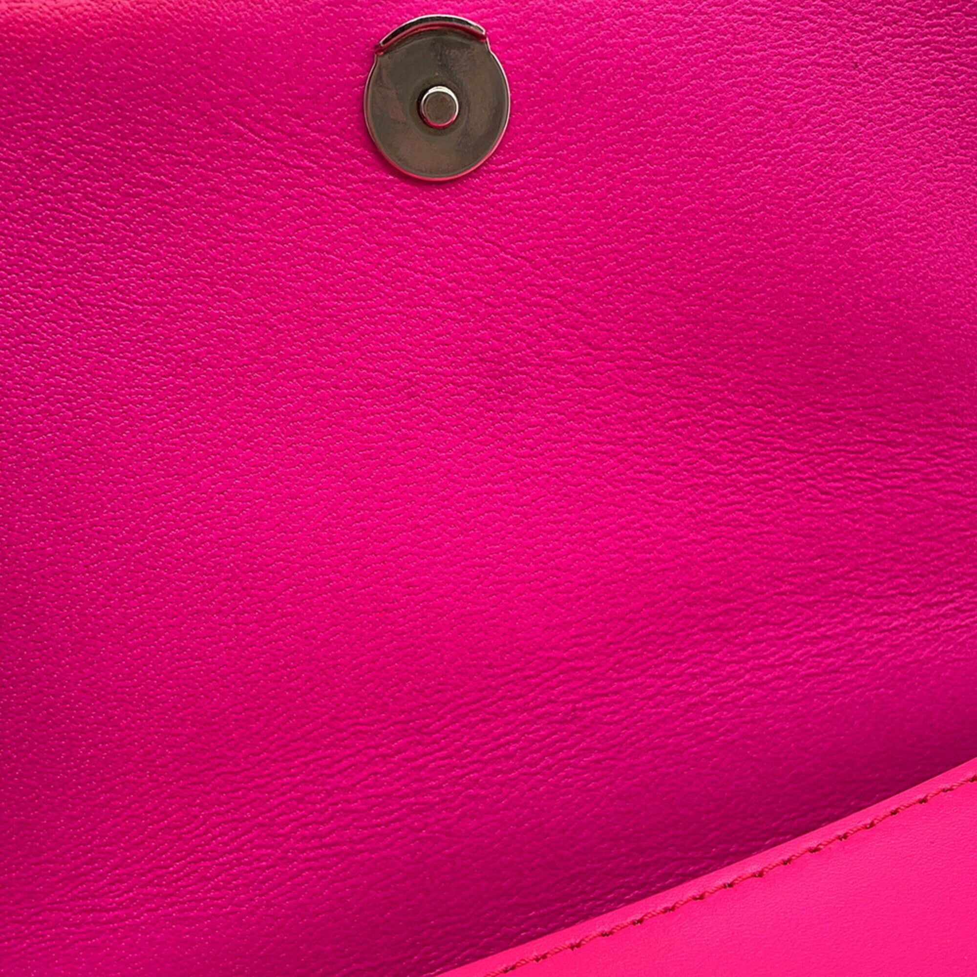 Balenciaga Pink Leather Handbag Shoulder Bag (Pre-Owned)