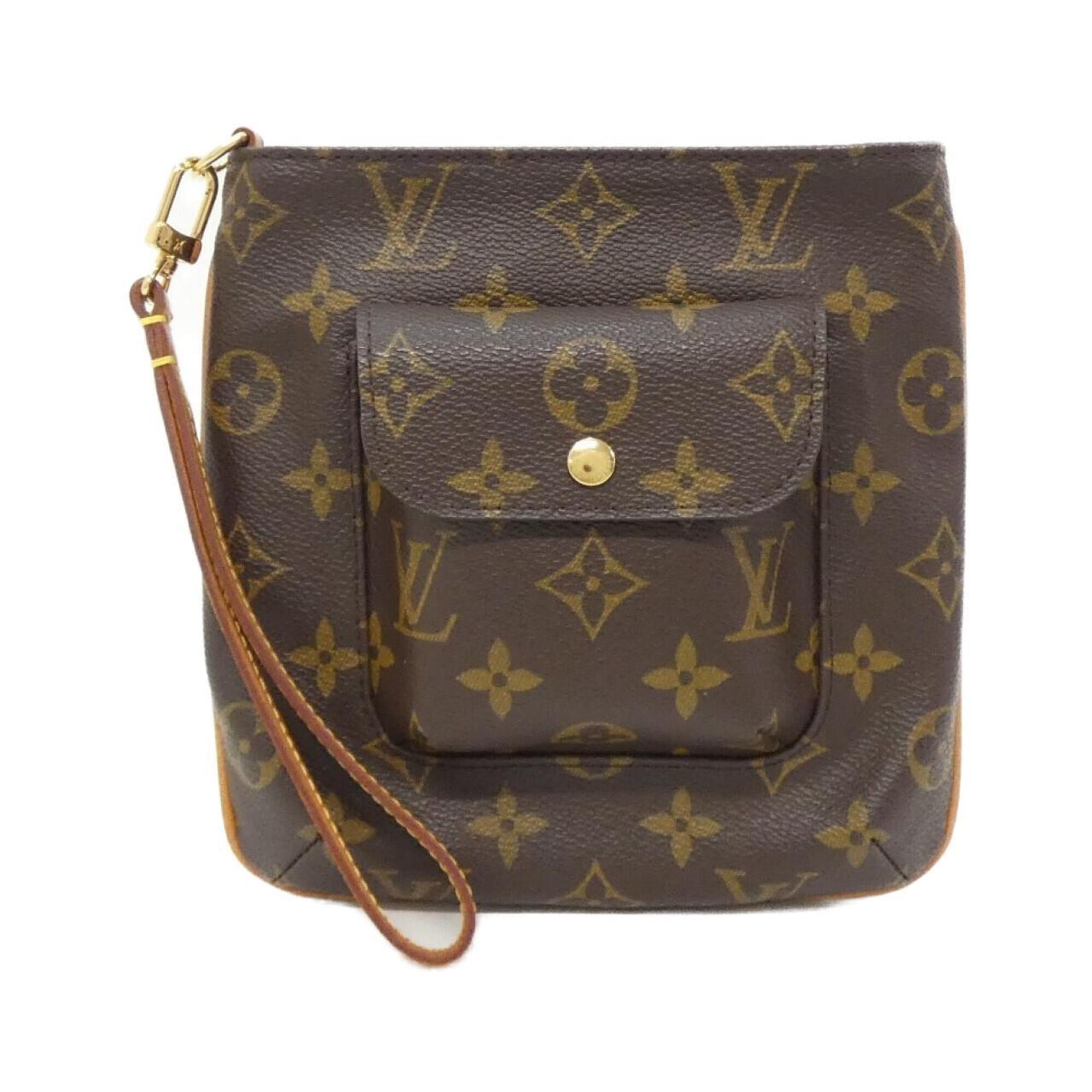 Louis Vuitton Marron Coated Canvas Handbag (Pre-Owned)