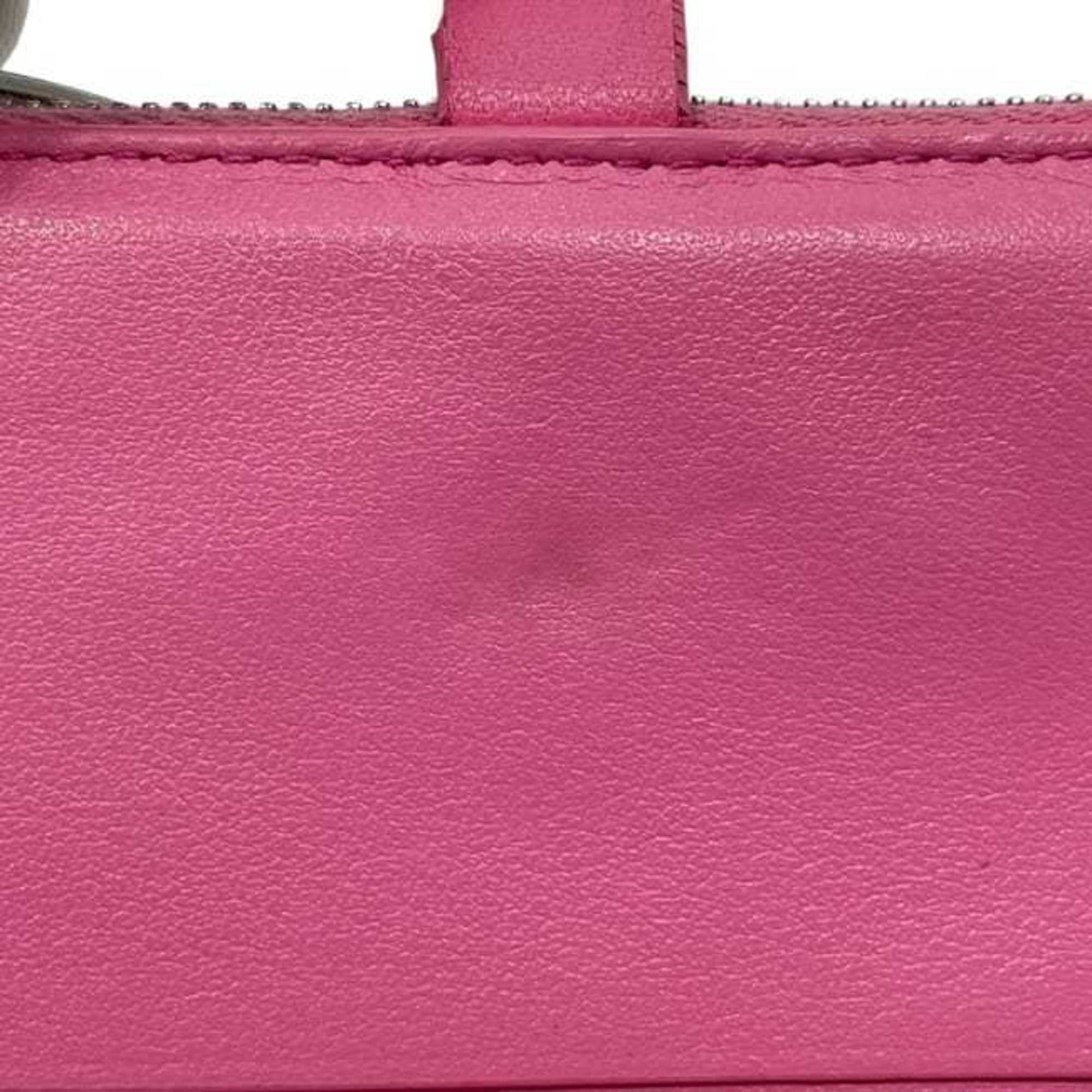 Bottega Veneta Pink Intrecciato Wallet (Bi-Fold) (Pre-Owned)