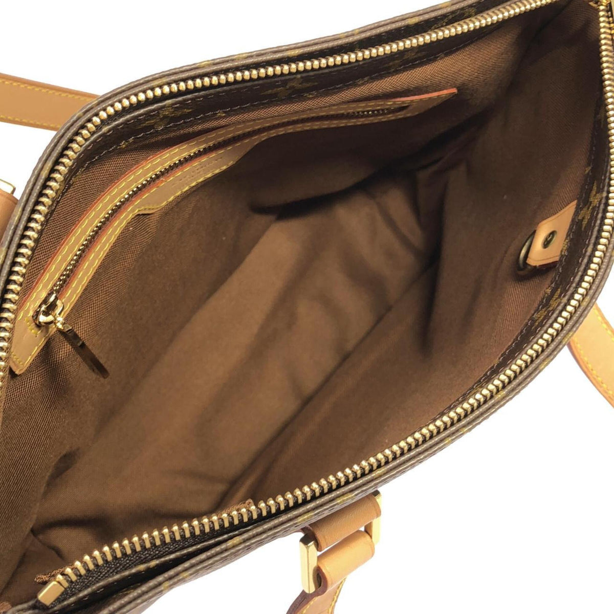 Louis Vuitton Monogram Marron Coated Canvas Handbag (Pre-Owned)