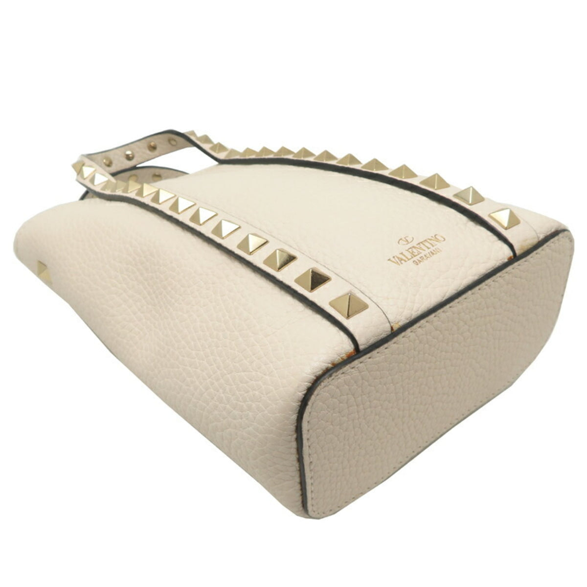 Valentino Garavani White Leather Handbag (Pre-Owned)