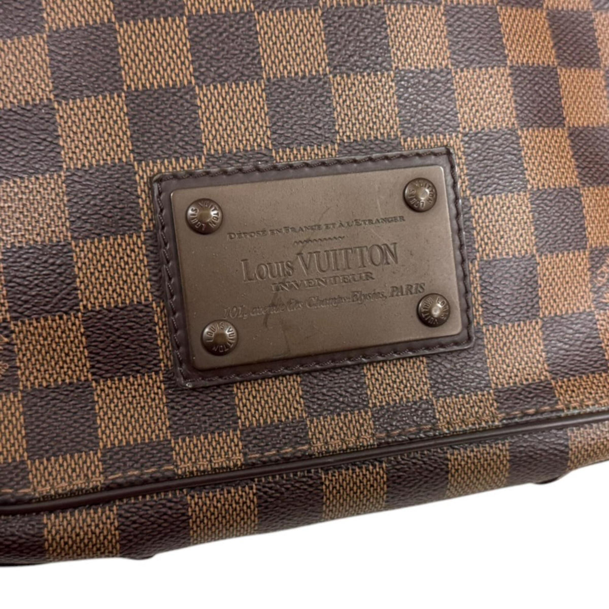 Louis Vuitton Damier Brown Damier Canvas Handbag Shoulder Bag (Pre-Owned)