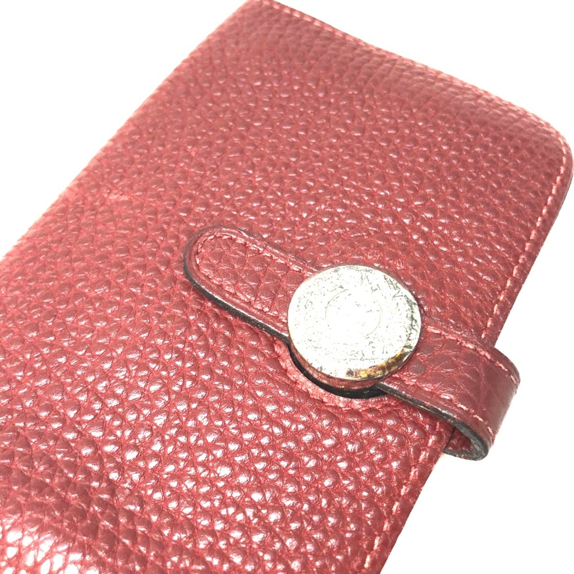 Hermes Red Leather Coin Purse/Coin Case (Pre-Owned)
