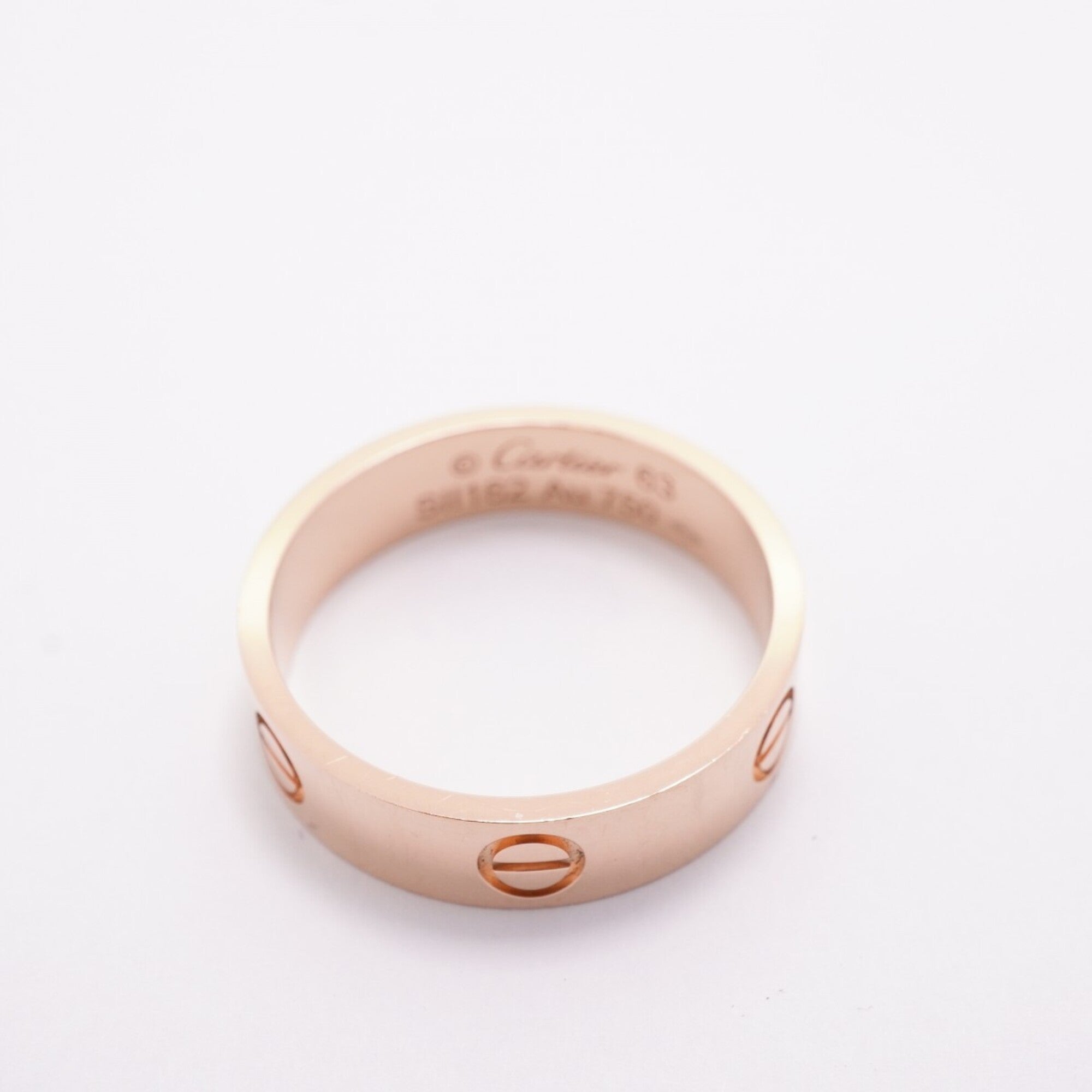 Cartier Pink Gold (18K) Band Ring (Pre-Owned)