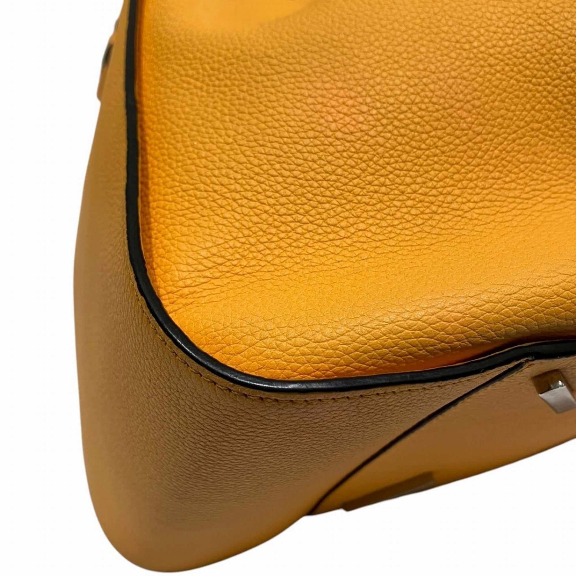 Loewe Orange Leather Handbag (Pre-Owned)