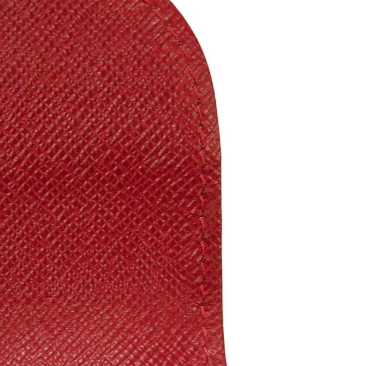 Louis Vuitton Brown Cerise Damier Canvas Ebene Red Color Damier Canvas Long Wallet (Bi-Fold) (Pre-Owned)