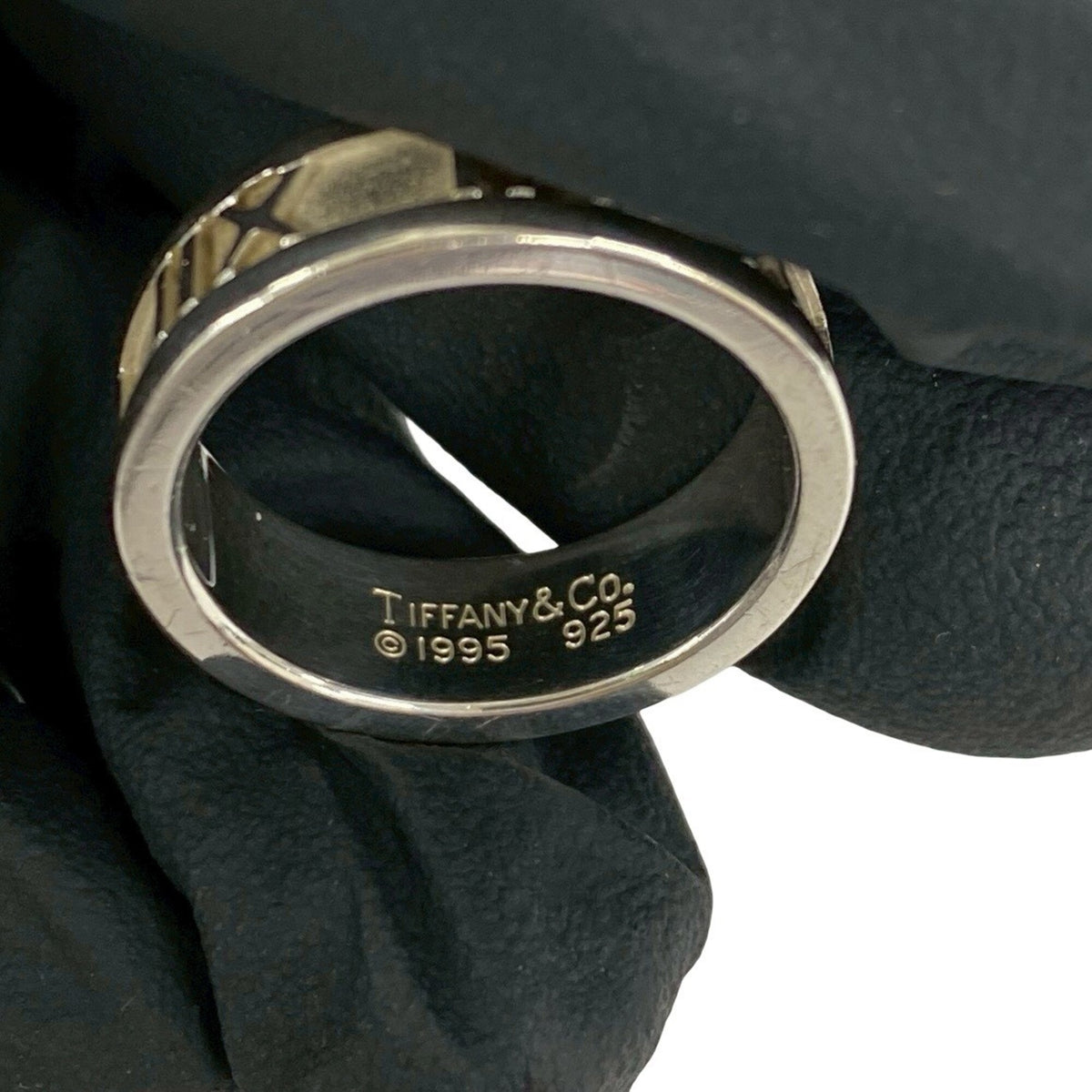 Tiffany Silver Silver 925 Band Ring (Pre-Owned)