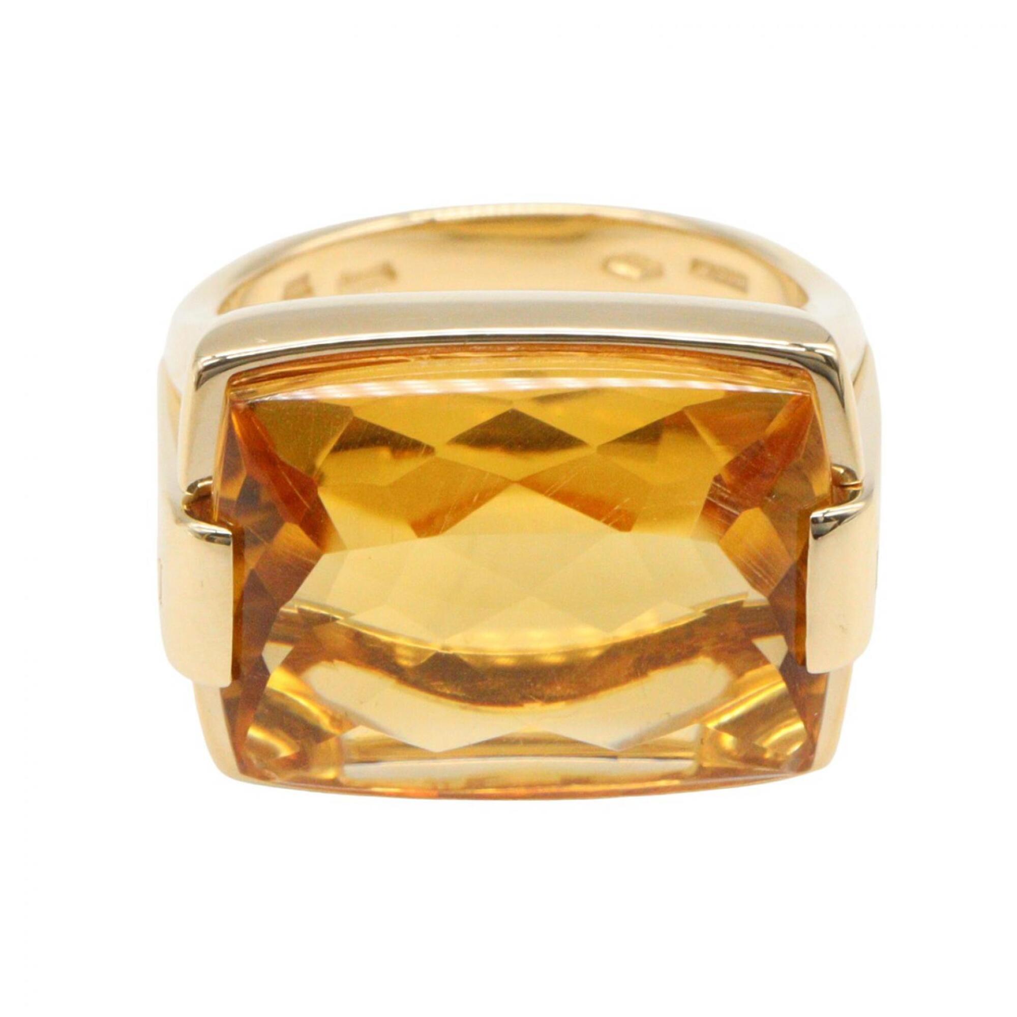 Bvlgari Yellow Yellow Gold Yellow Gold (18K) Band Ring (Pre-Owned)