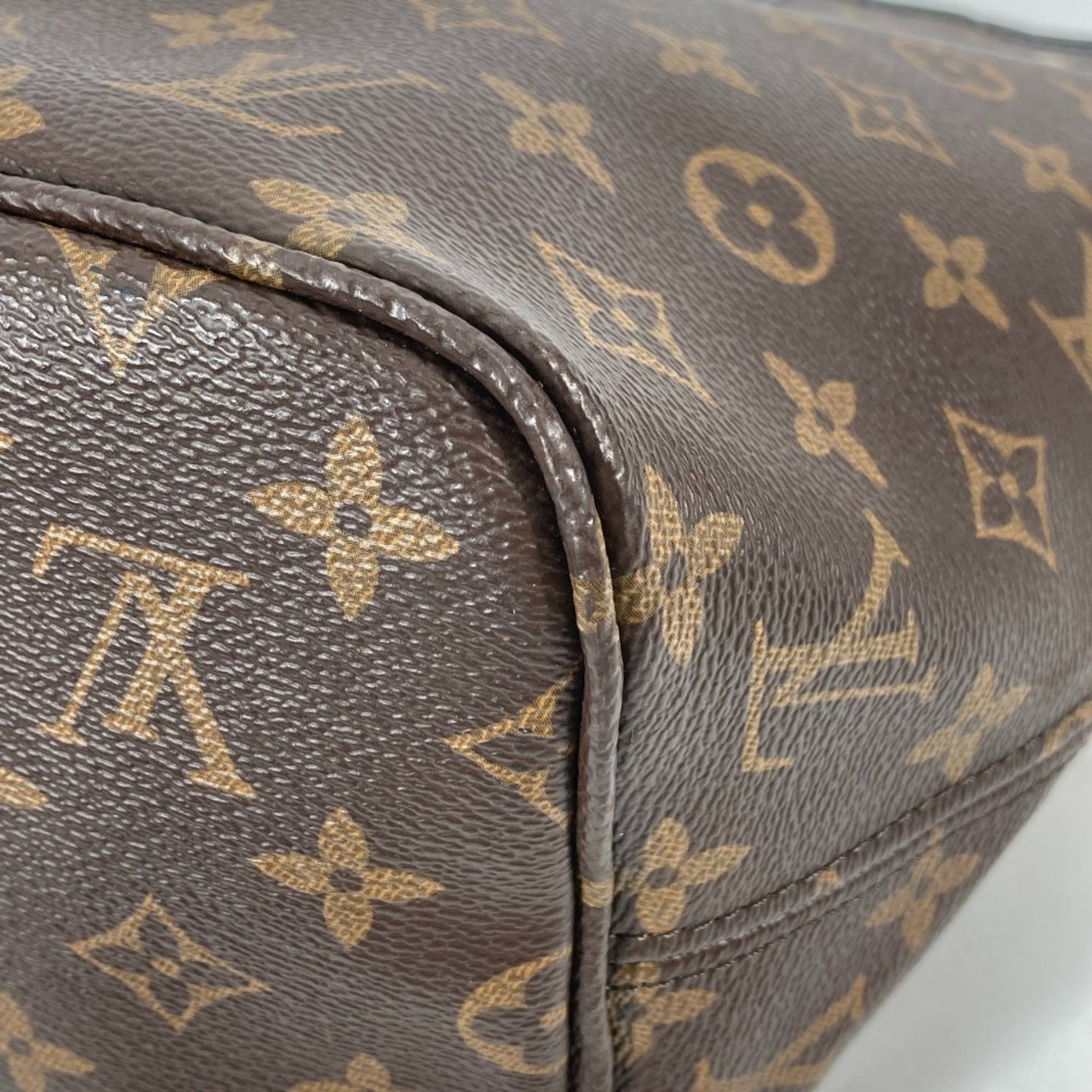 Louis Vuitton Black Brown Monogram Shoulder Bag Tote Bag (Pre-Owned)