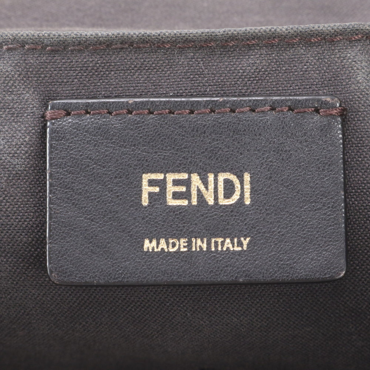 Fendi Black Leather Backpack Shoulder Bag (Pre-Owned)