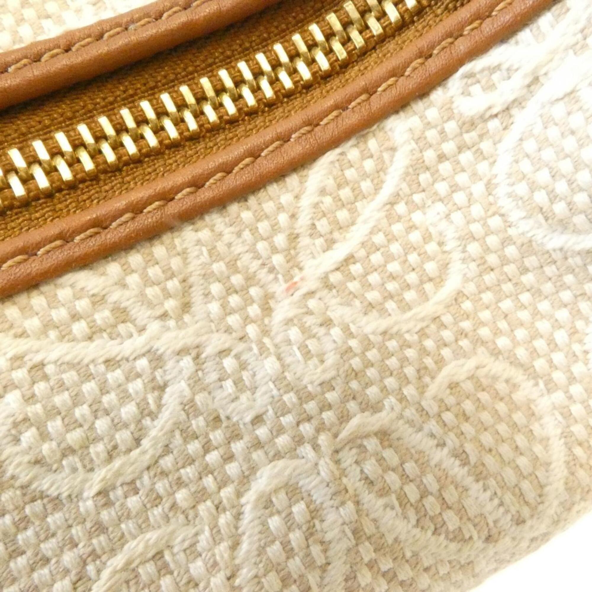 Loewe Beige Canvas Handbag (Pre-Owned)