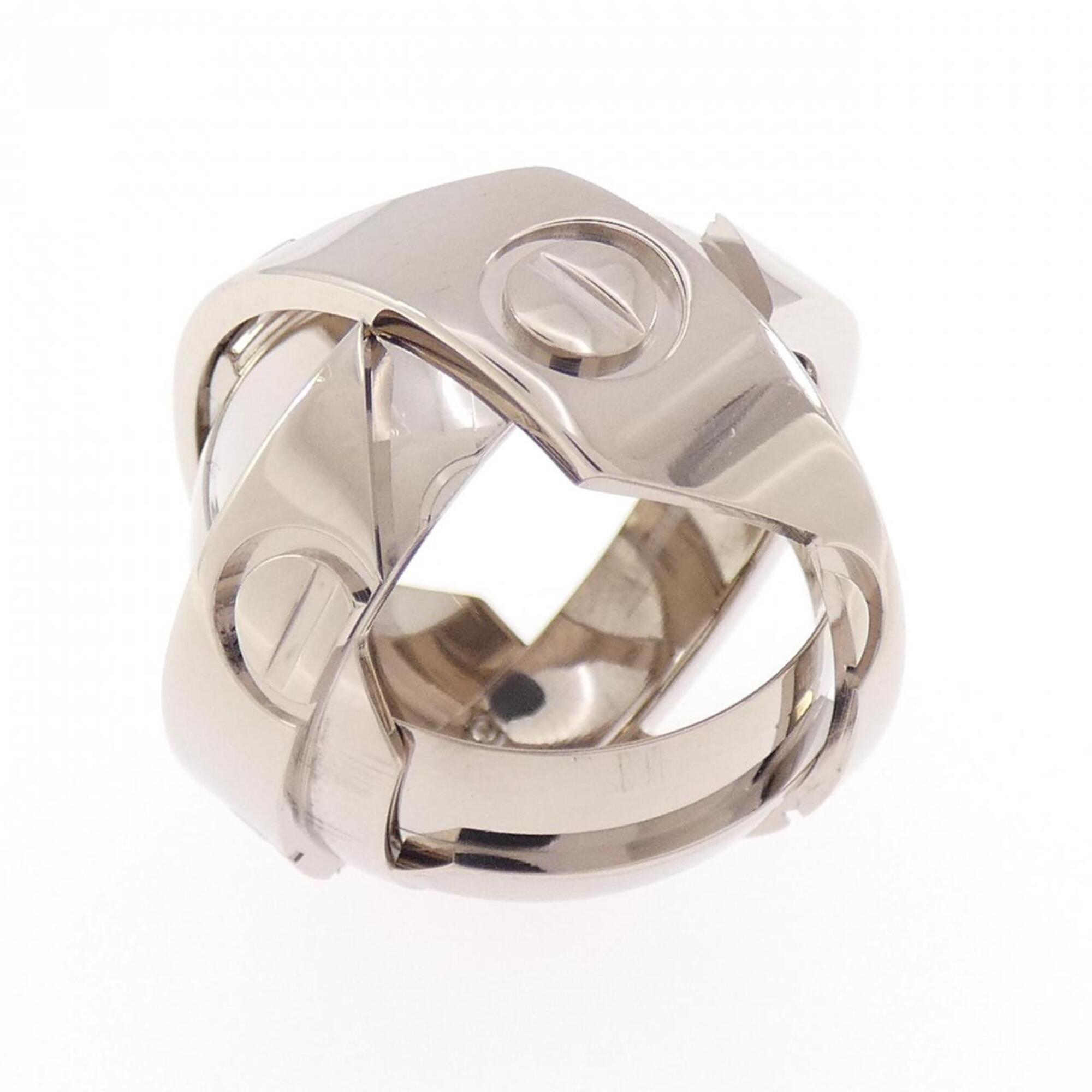 Cartier White Gold White Gold (18K) Band Ring (Pre-Owned)