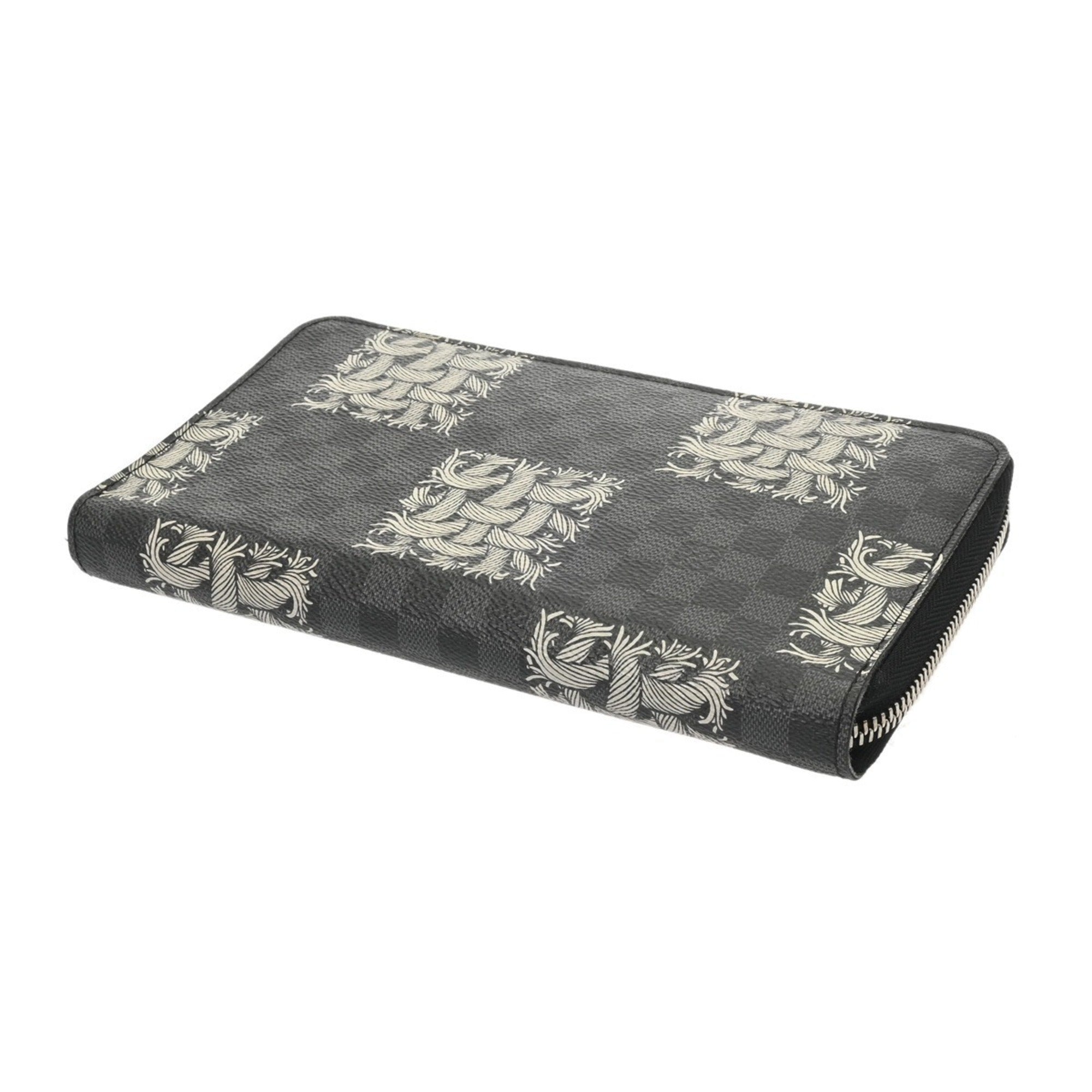 Louis Vuitton Black Damier Graphite Long Wallet (Bi-Fold) (Pre-Owned)