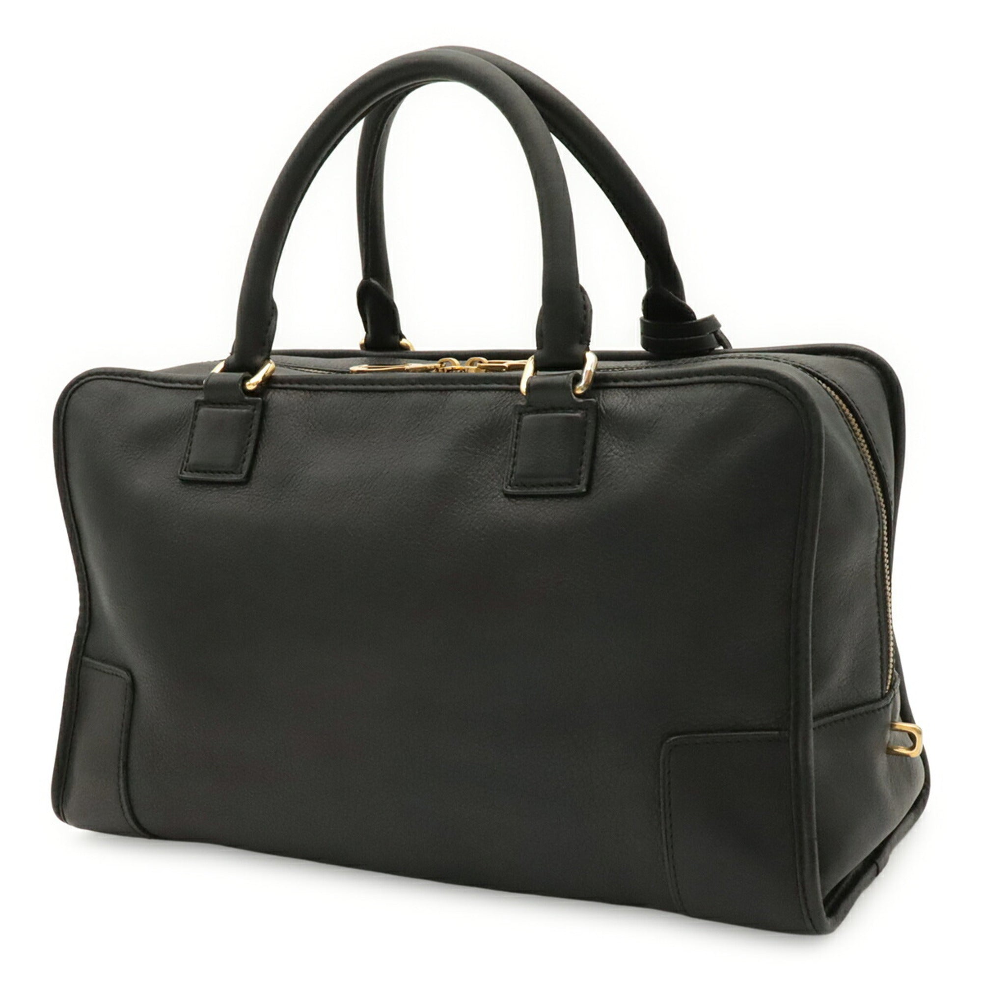 Loewe Amazona Black Leather Handbag (Pre-Owned)