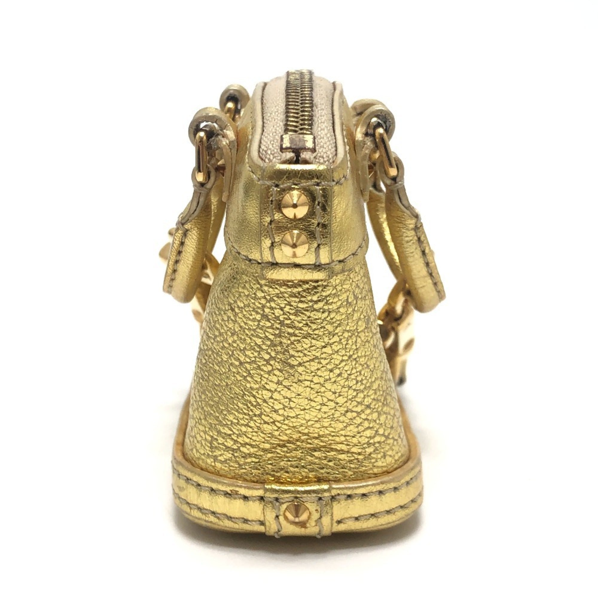 Louis Vuitton Gold Suhali Leather Handbag Pouch (Pre-Owned)