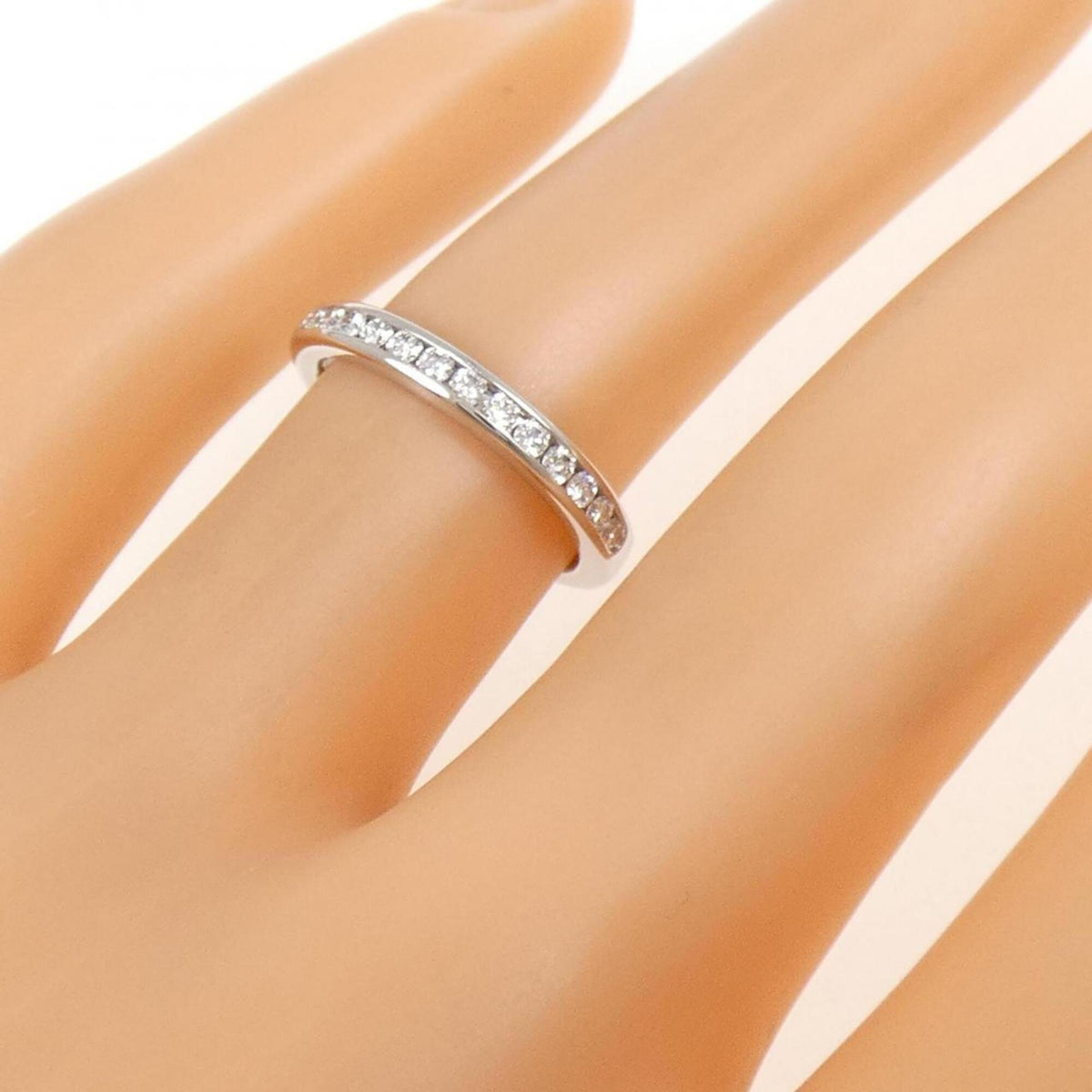 Tiffany Platinum Platinum 950 Band Ring (Pre-Owned)