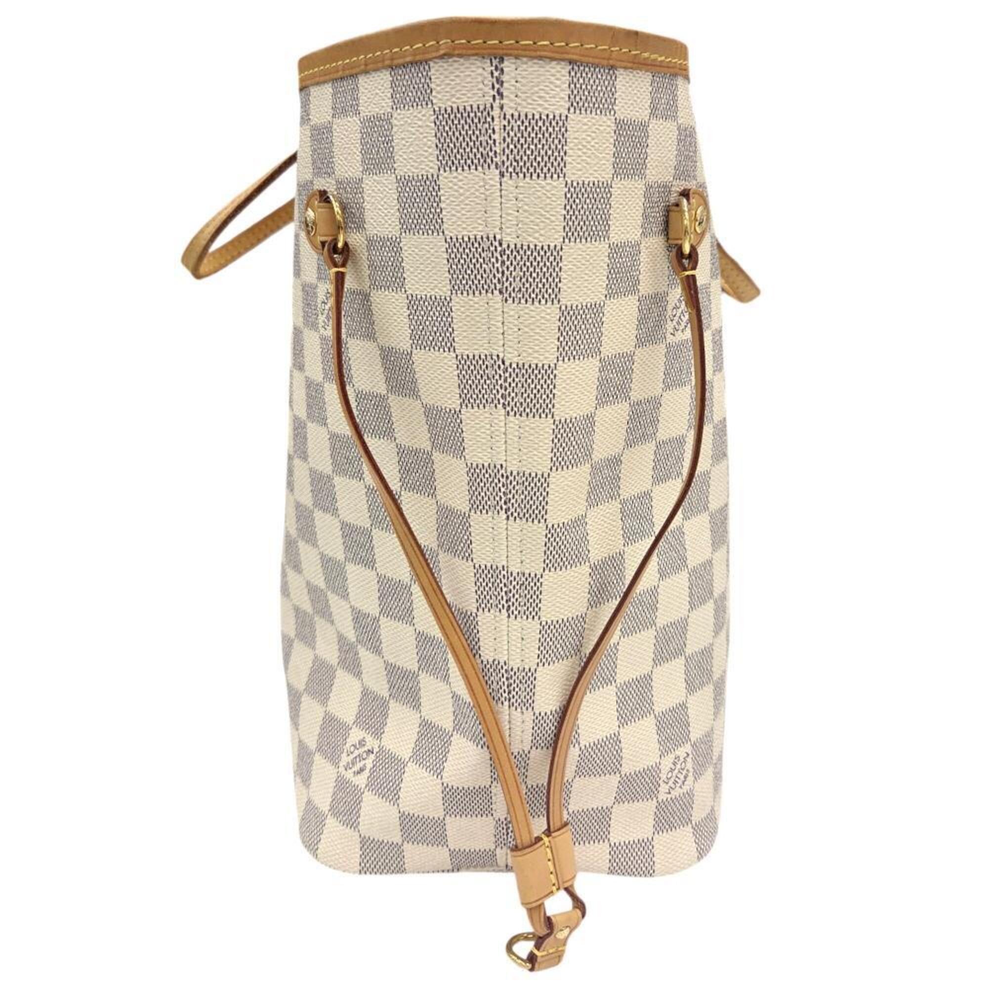 Louis Vuitton White Damier Azur Pouch Shoulder Bag (Pre-Owned)