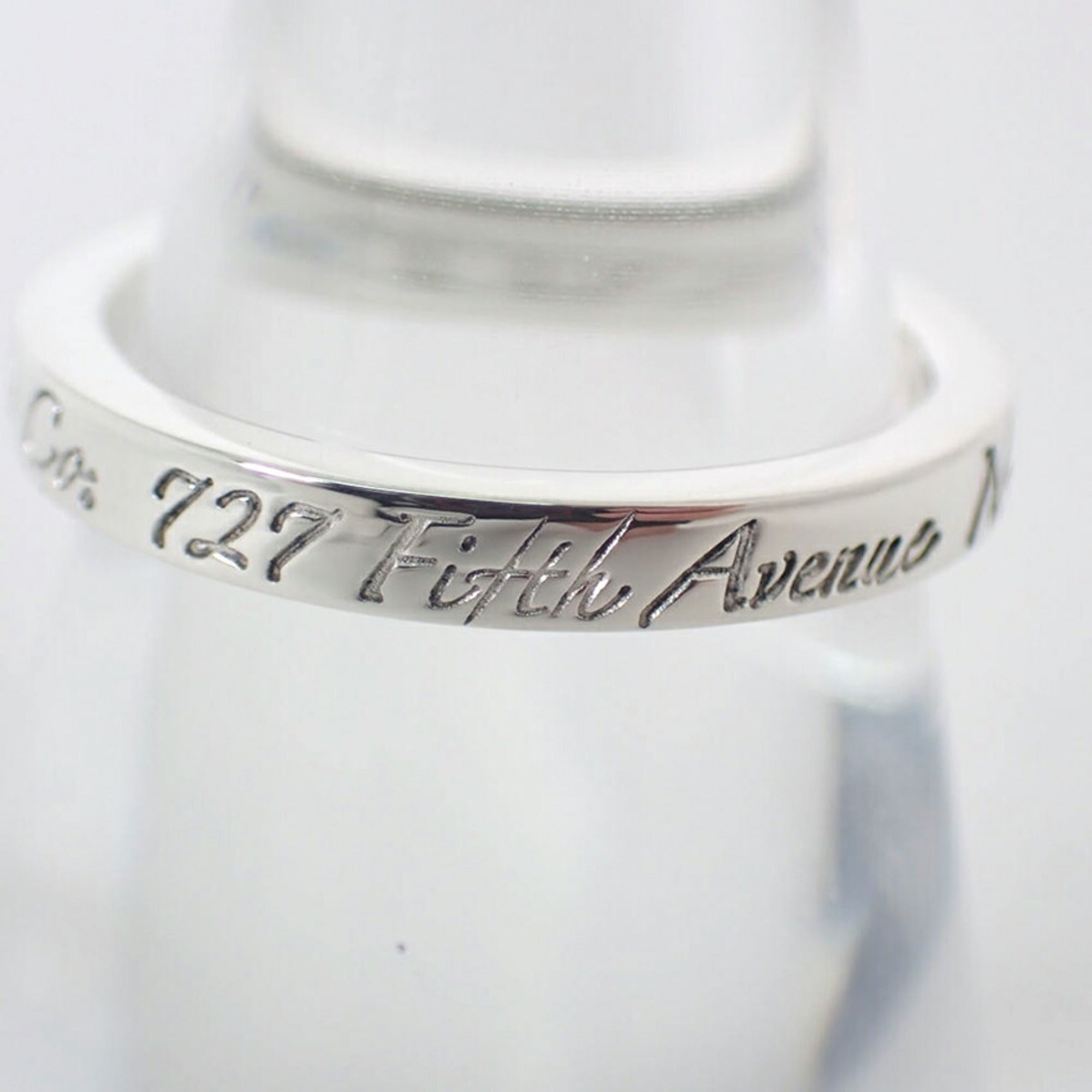 Tiffany Sterling Silver 925 Band Ring (Pre-Owned)