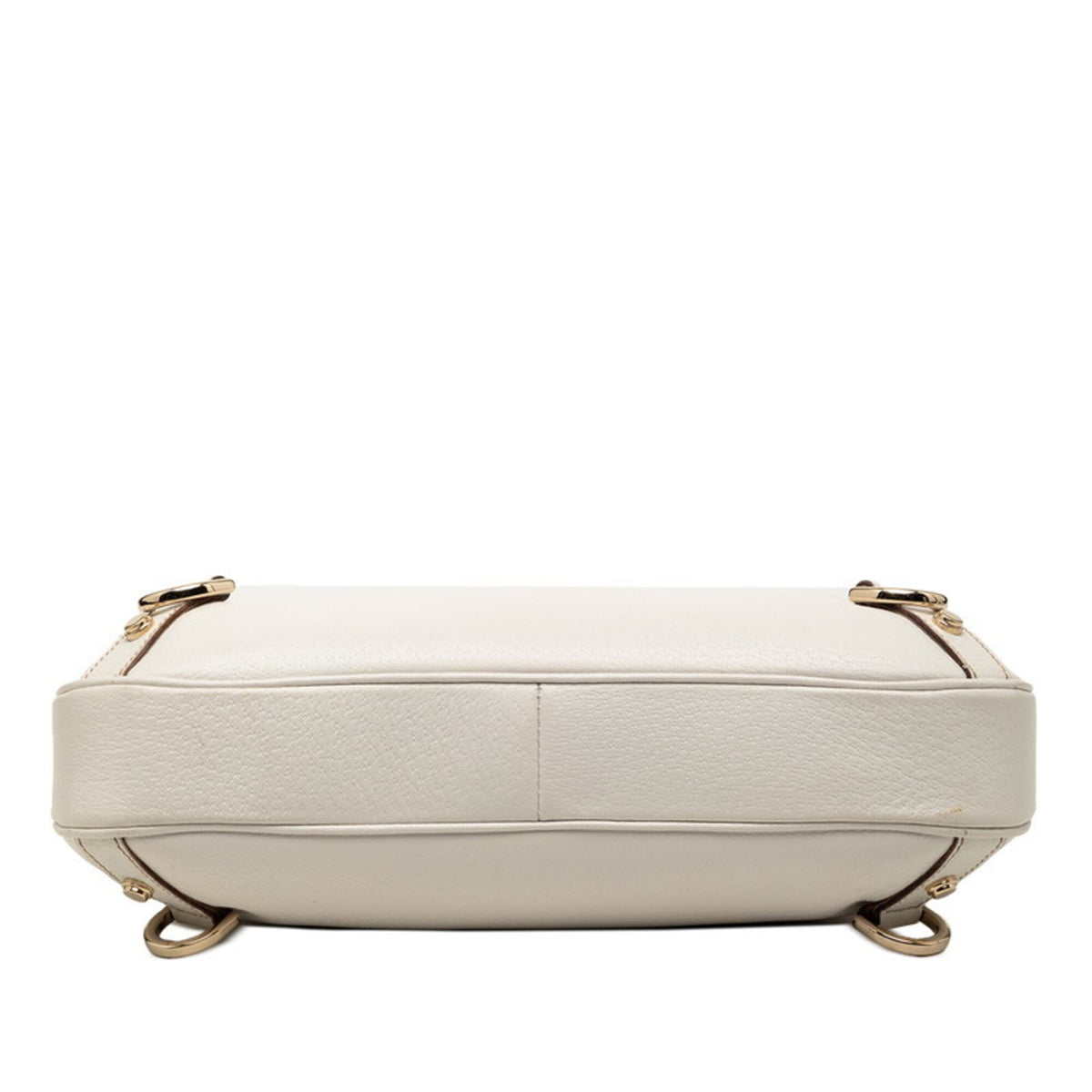 Gucci White Leather Shoulder Bag (Pre-Owned)