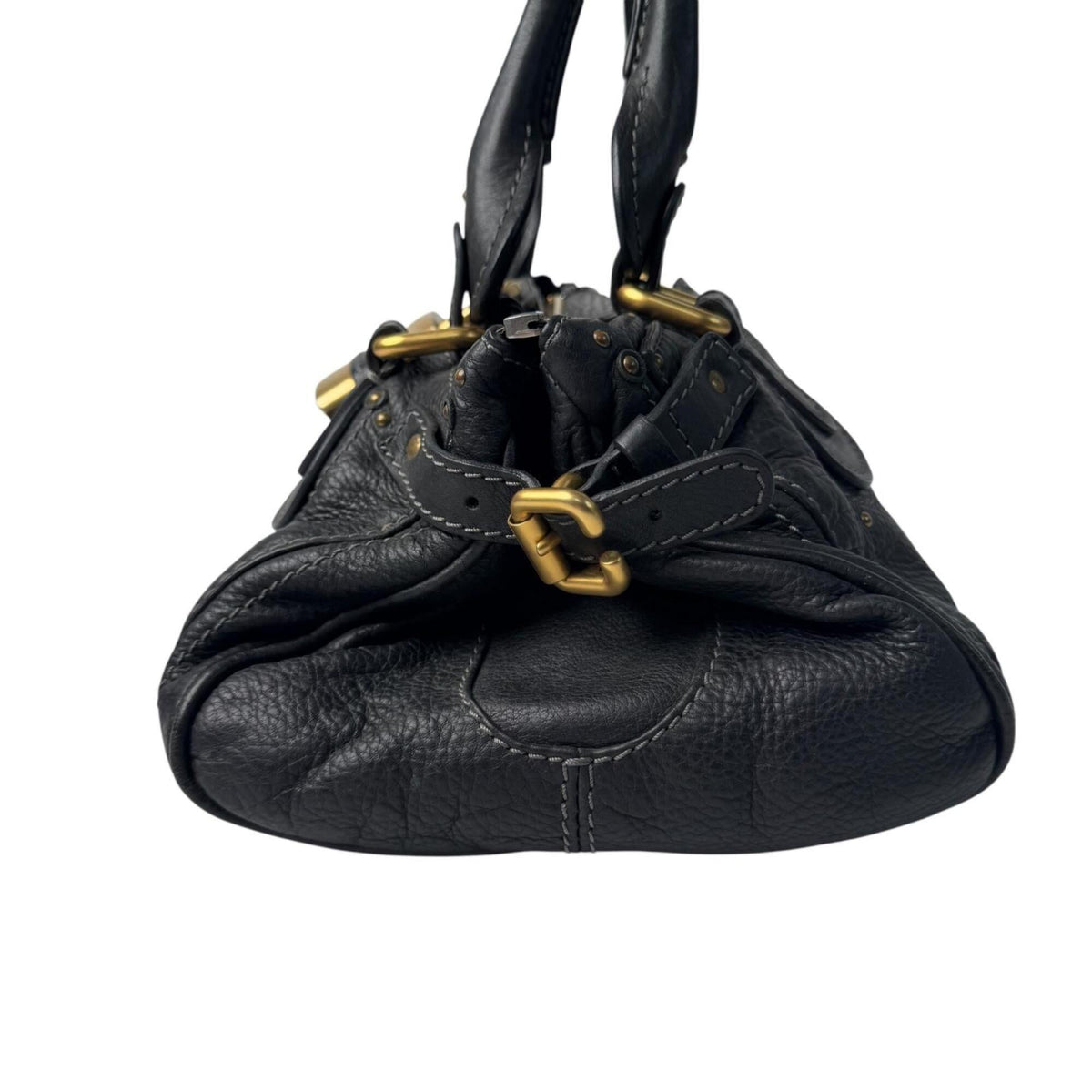 Chloé Black Leather Handbag (Pre-Owned)
