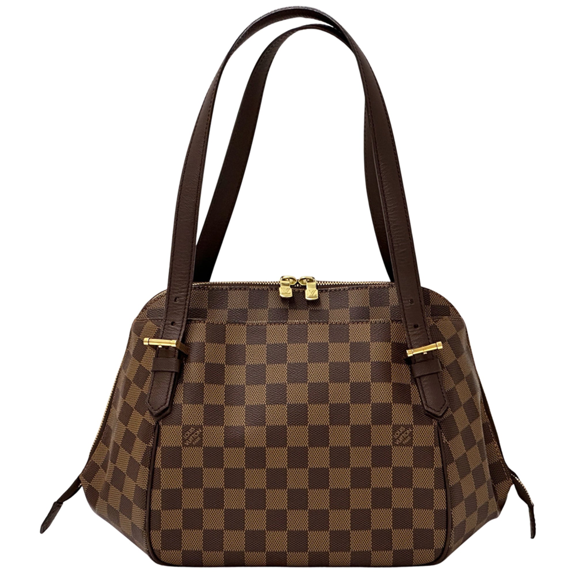 Louis Vuitton Damier Brown Ebene Damier Canvas Handbag Shoulder Bag (Pre-Owned)