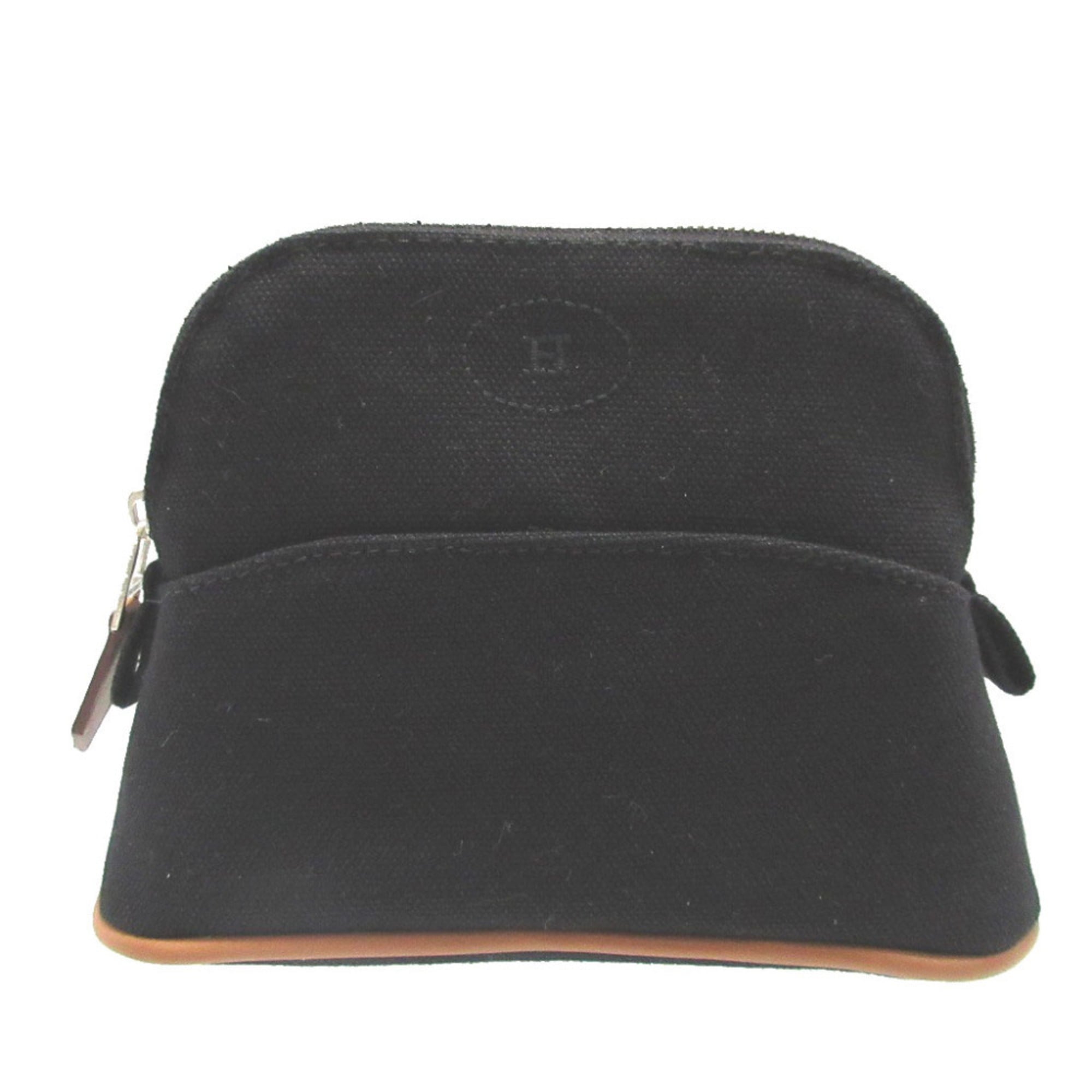 Hermes Black Cotton Pouch (Pre-Owned)