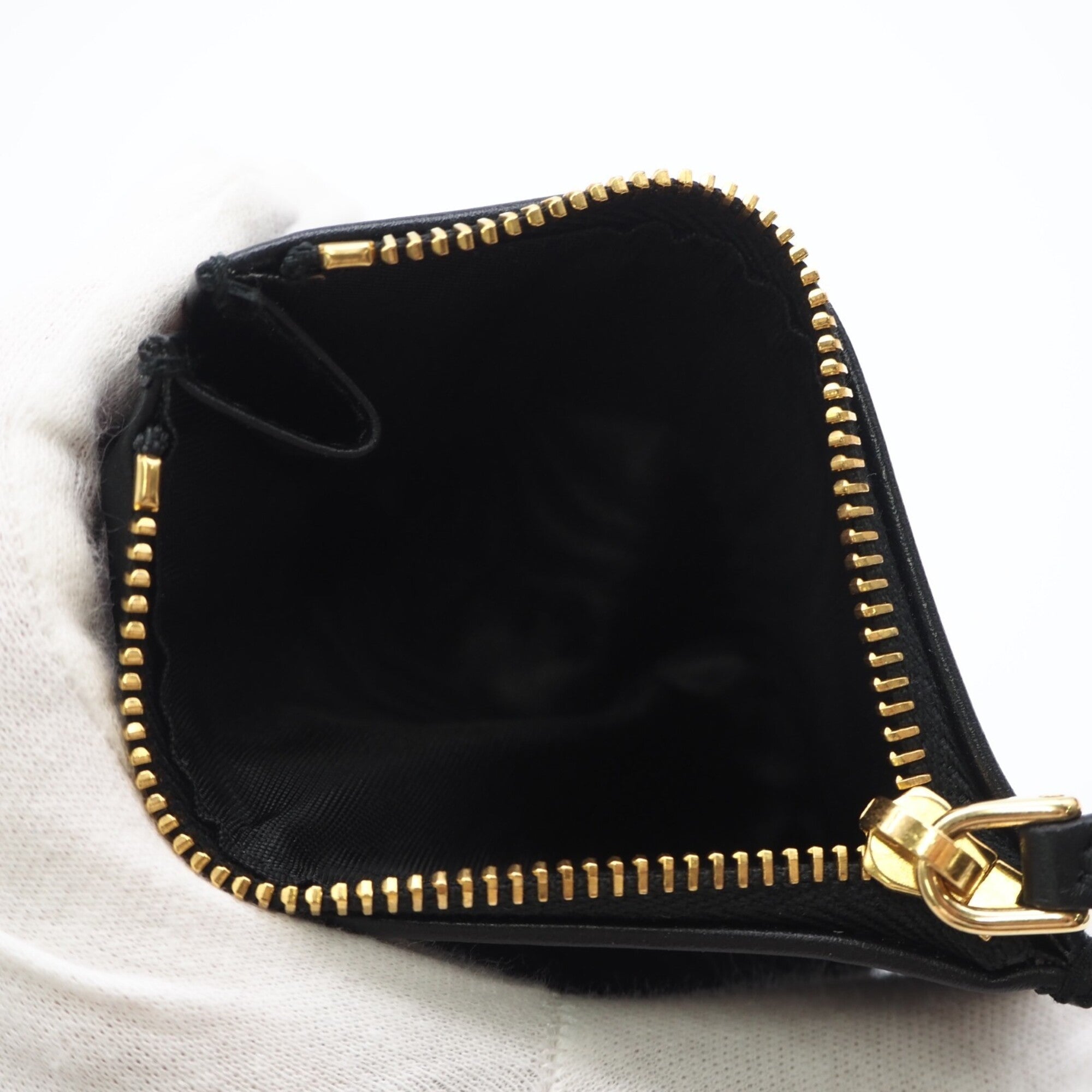 Prada Black Leather Wallet (Bi-Fold) (Pre-Owned)