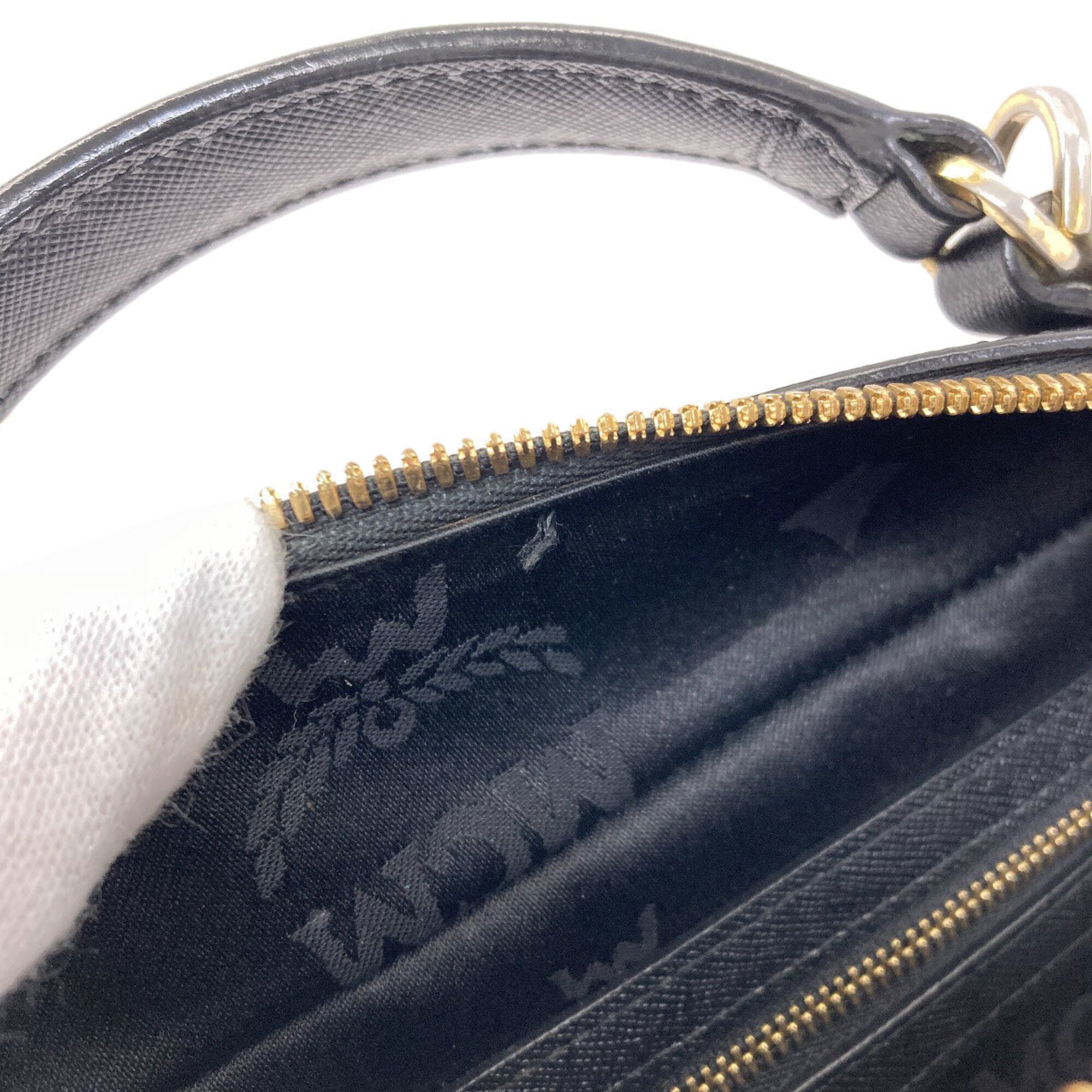 Mcm Black Brown White Pvc Handbag (Pre-Owned)