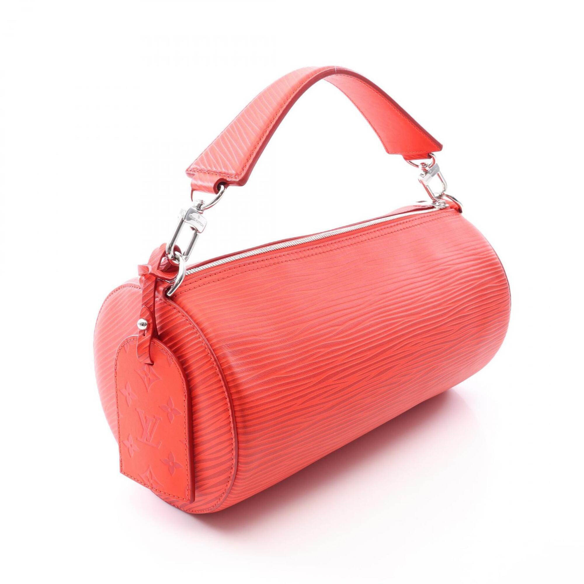 Louis Vuitton Red Color Leather Handbag (Pre-Owned)