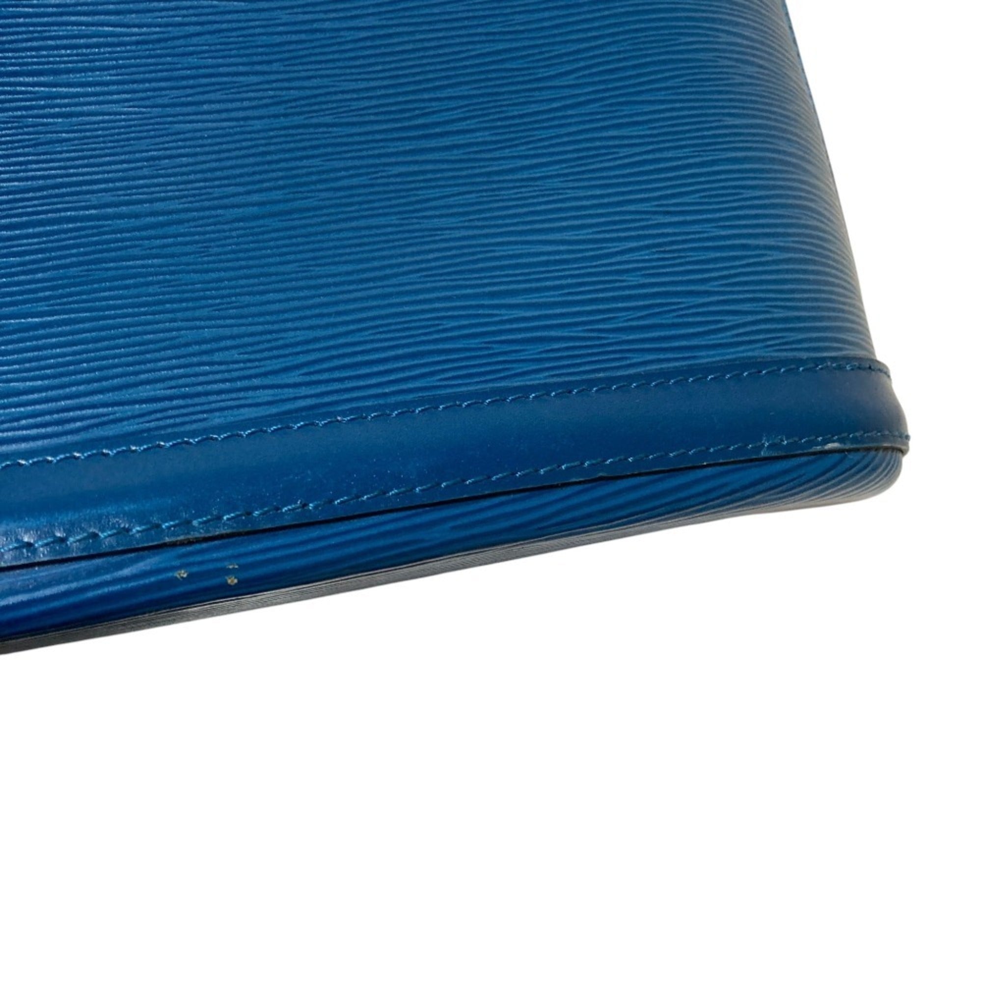 Louis Vuitton Epi Toledo Blue Epi Leather Tote Bag (Pre-Owned)