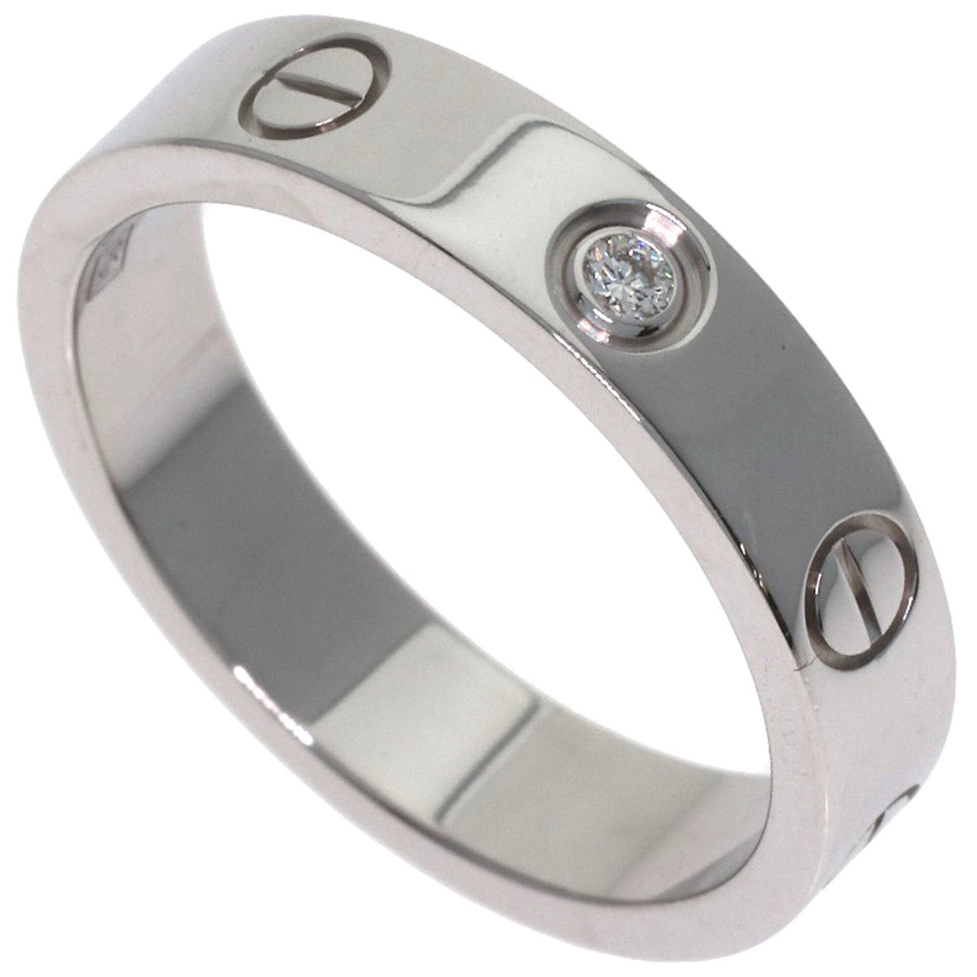 Cartier Silver White Gold (18K) Band Ring (Pre-Owned)