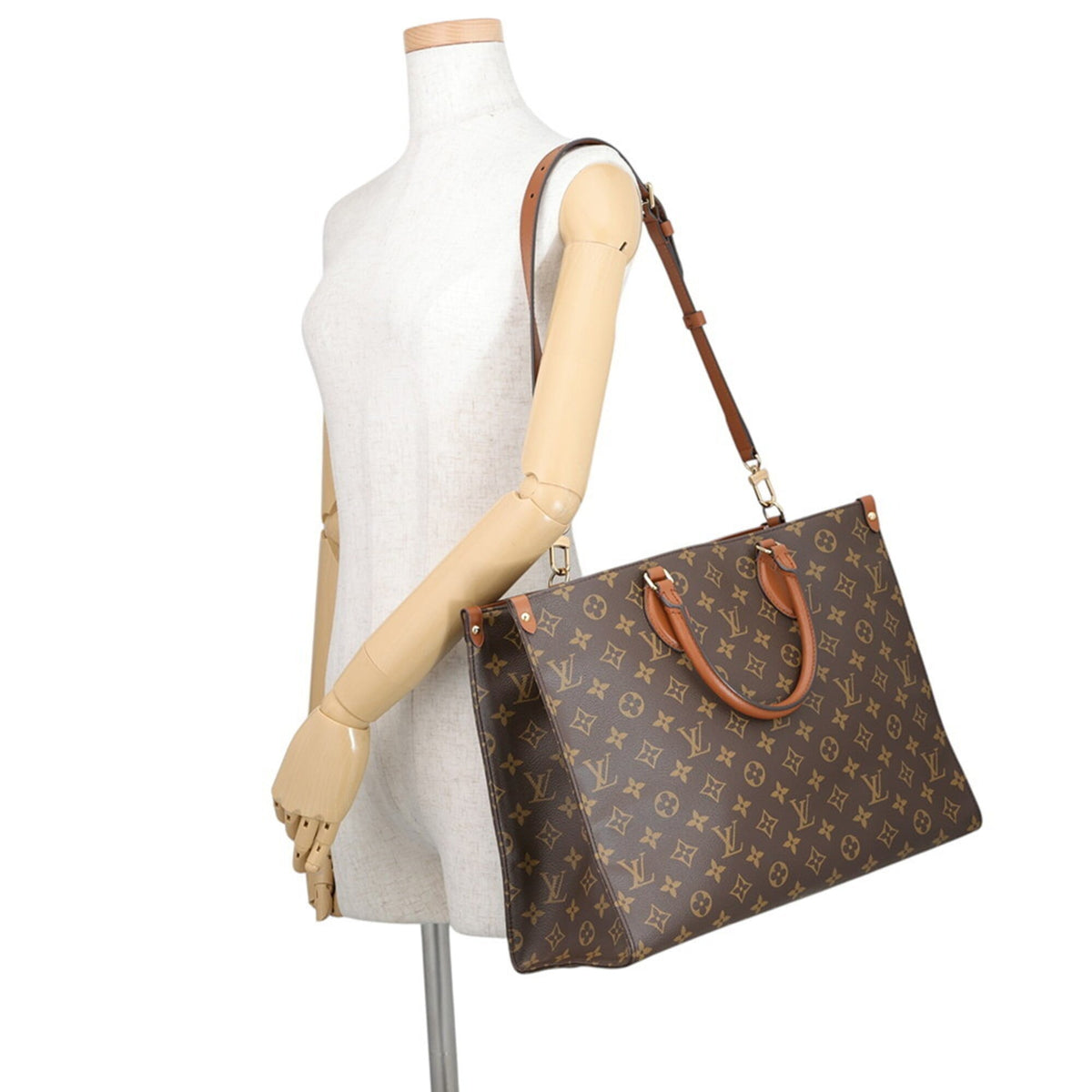 Louis Vuitton Monogram Brown Monogram Handbag Tote Bag (Pre-Owned)