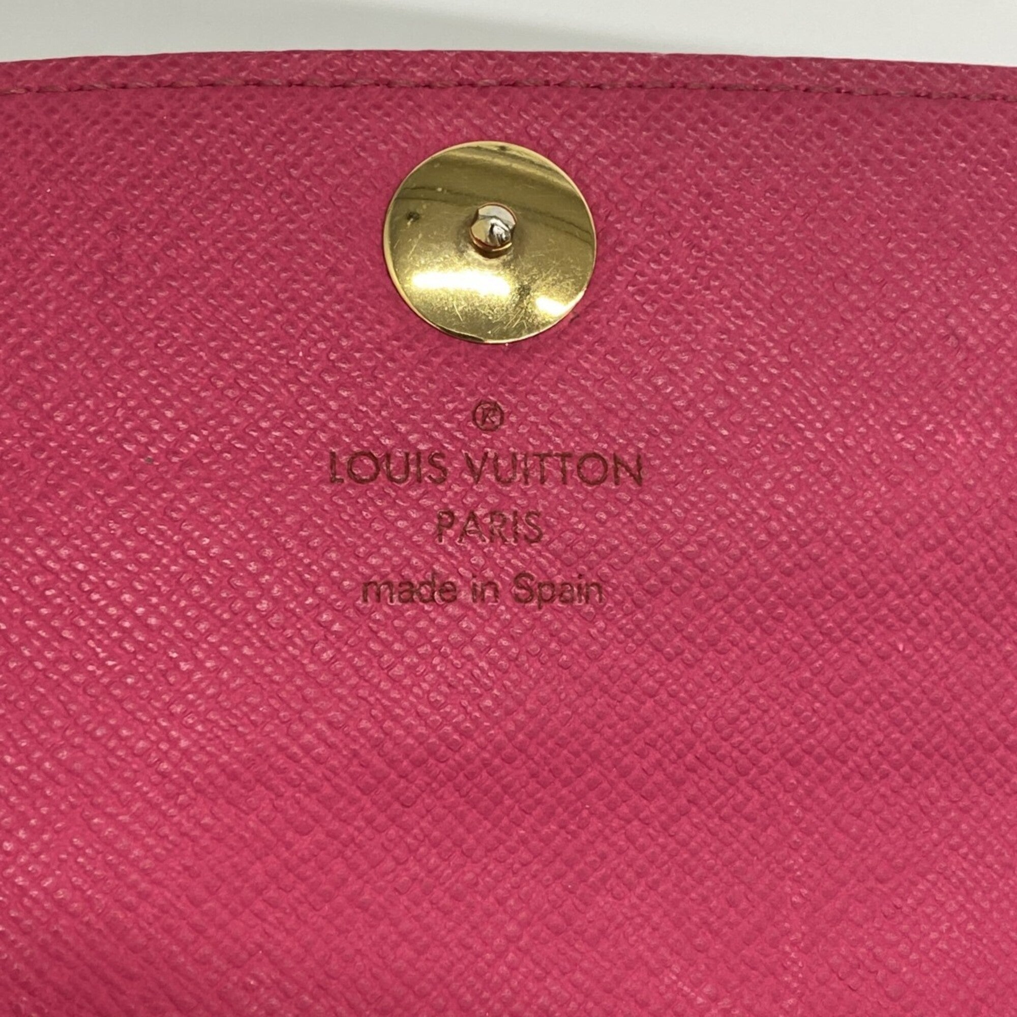 Louis Vuitton Grenade Noir Long Wallet (Bi-Fold) (Pre-Owned)