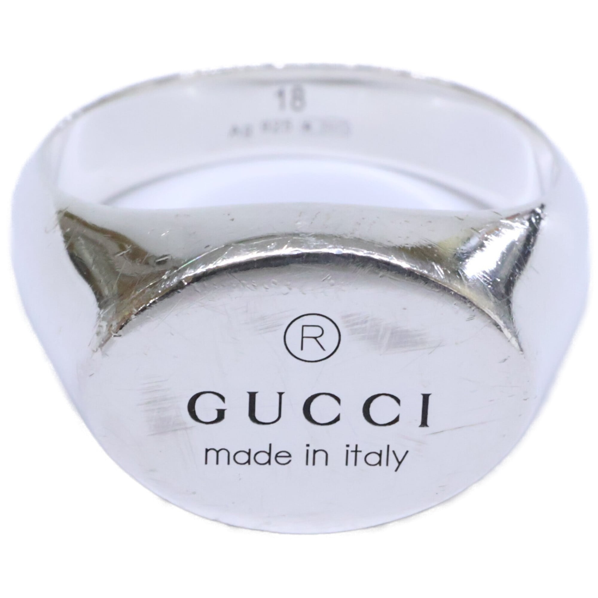 Gucci Silver Silver 925 Band Ring (Pre-Owned)
