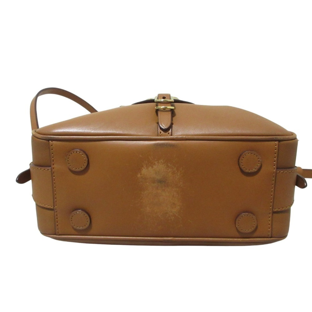 Jimmy Choo Brown Leather Handbag Shoulder Bag (Pre-Owned)