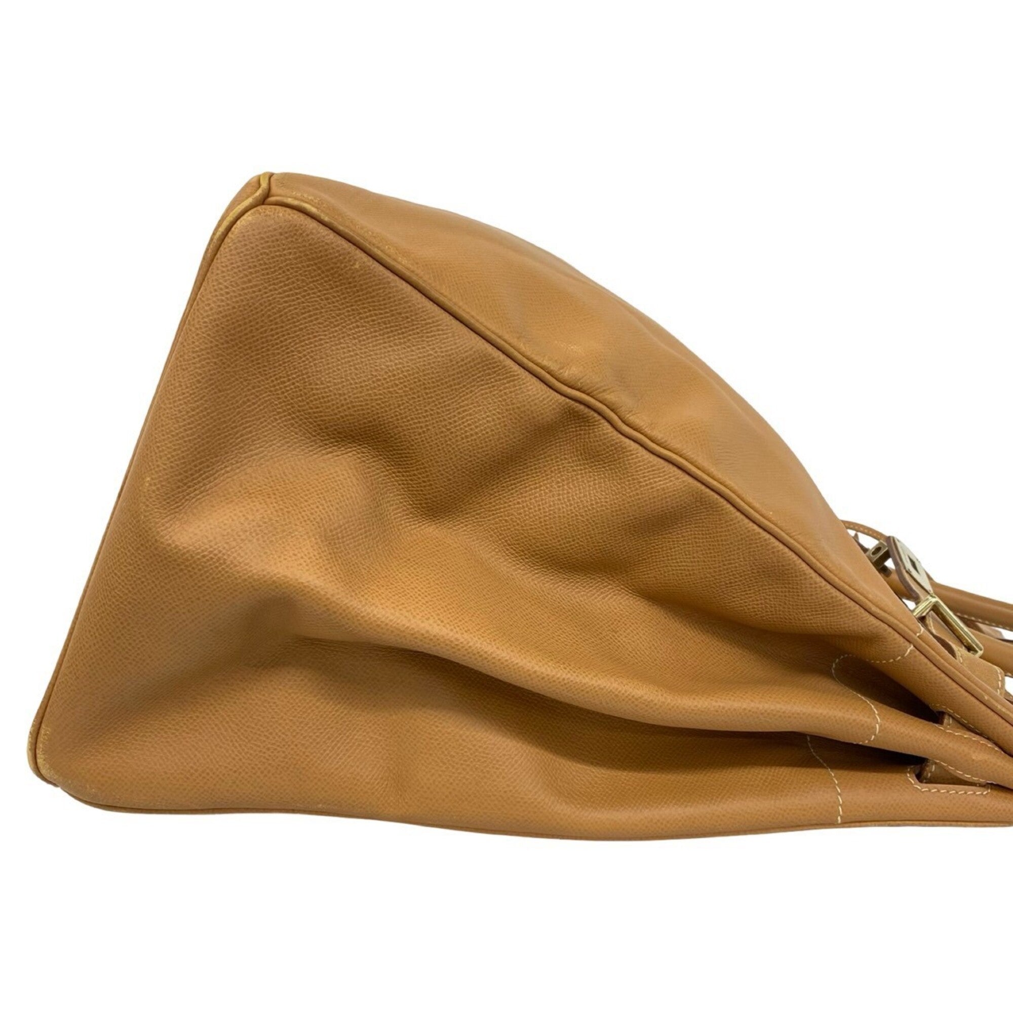 Hermes Brown Courchevel Leather Handbag (Pre-Owned)
