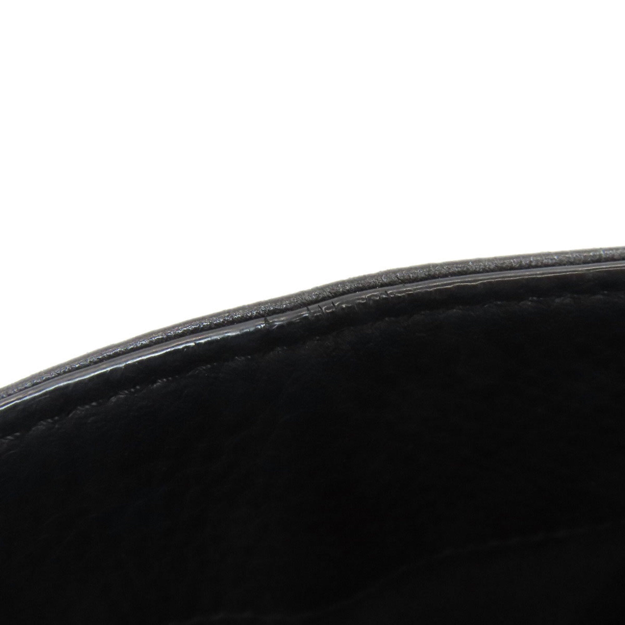 Chanel Matelasse Black Leather Tote Bag (Pre-Owned)