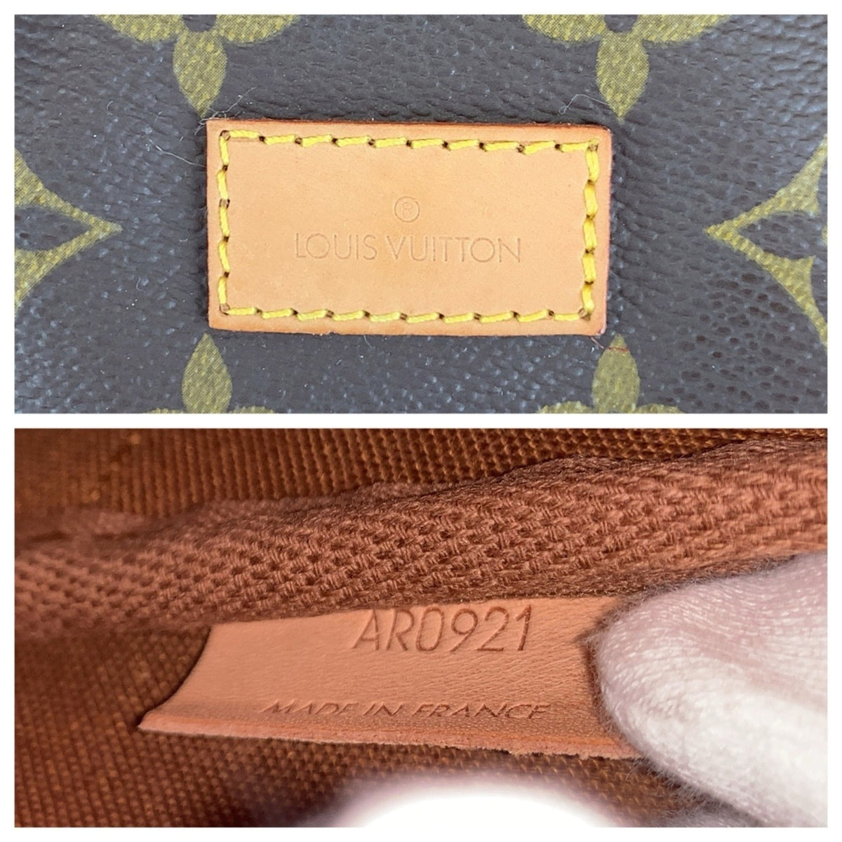 Louis Vuitton Brown Monogram Pvc Messenger Bag Shoulder Bag (Pre-Owned)