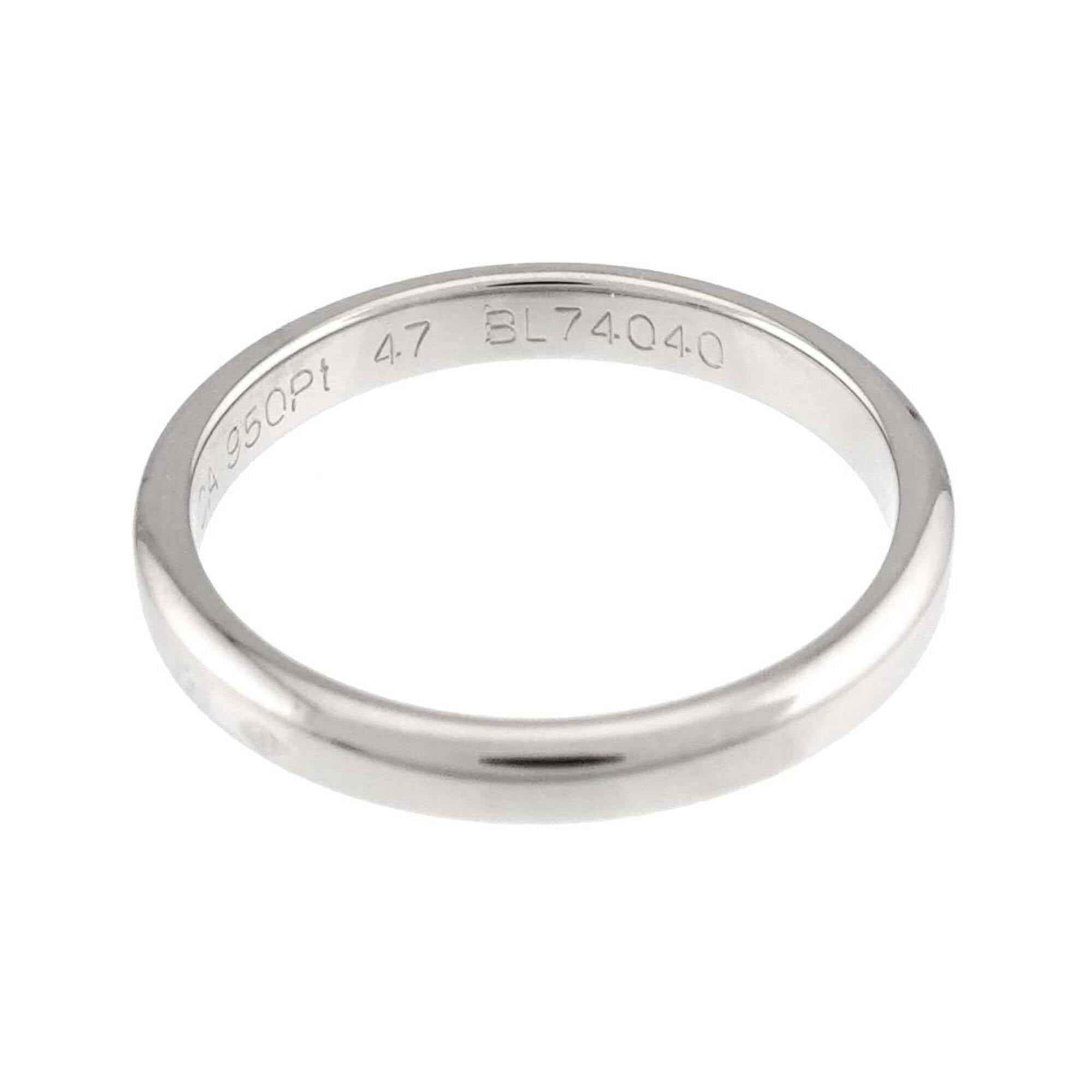 Van Cleef & Arpels Platinum 950 Band Ring (Pre-Owned)