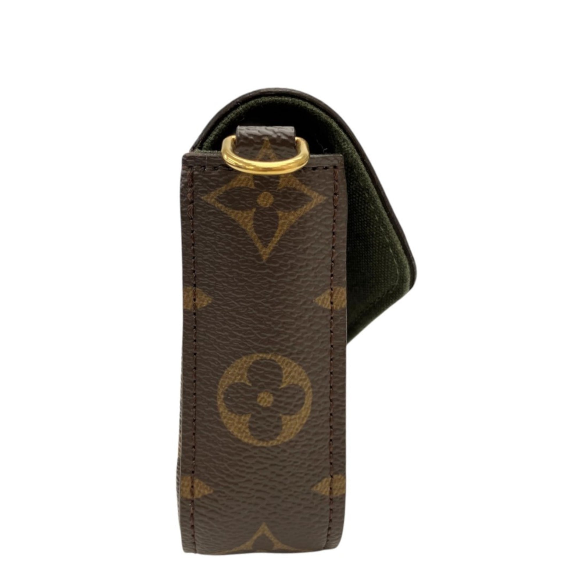 Louis Vuitton Brown Monogram Pochette Shoulder Bag (Pre-Owned)