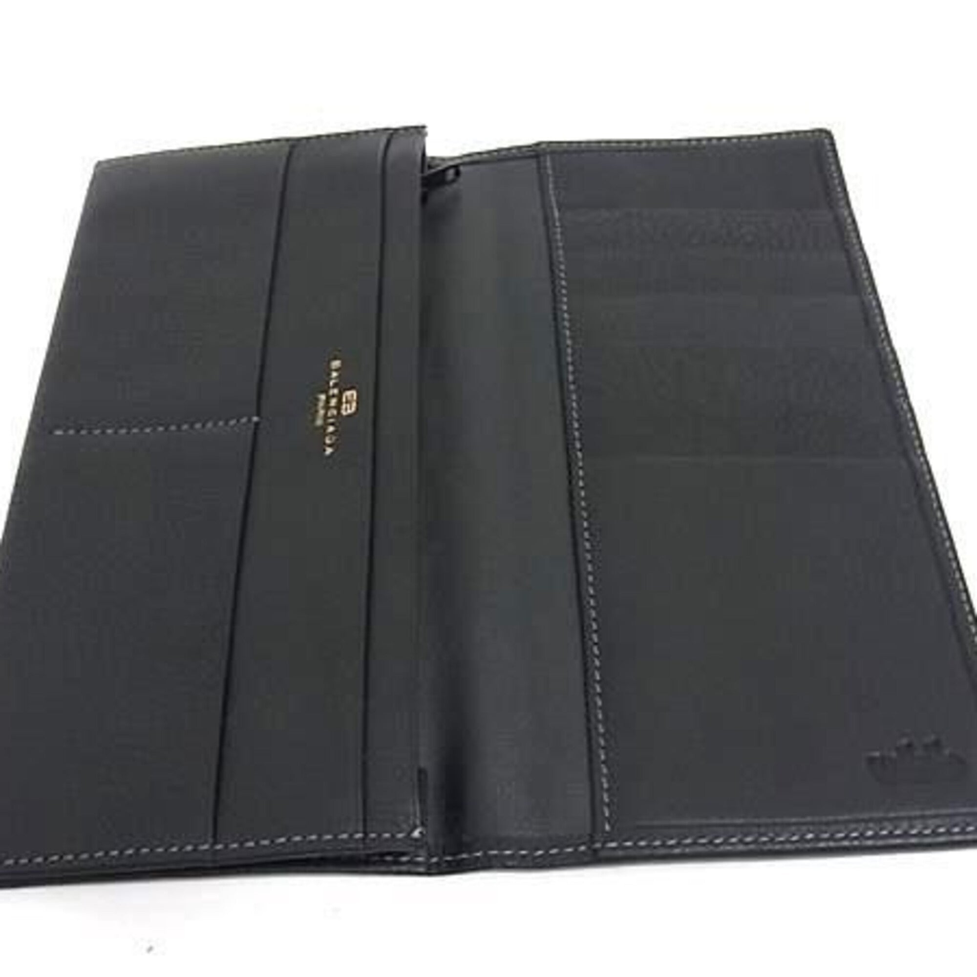 Balenciaga Black Leather Wallet (Bi-Fold) (Pre-Owned)